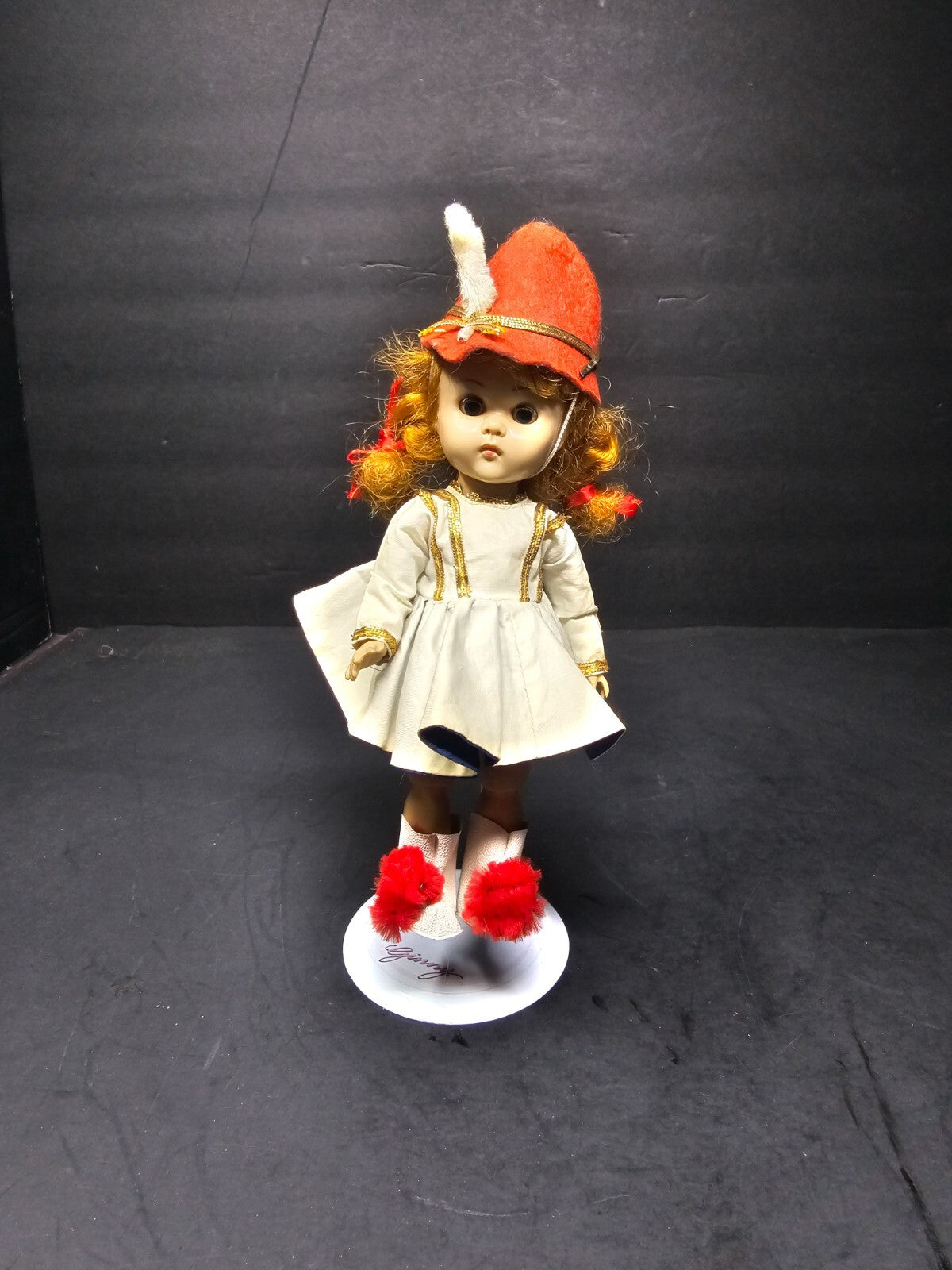 Vintage Vogue 8" Ginny Majorette Bent Knee Leg Walker Doll 1950’s