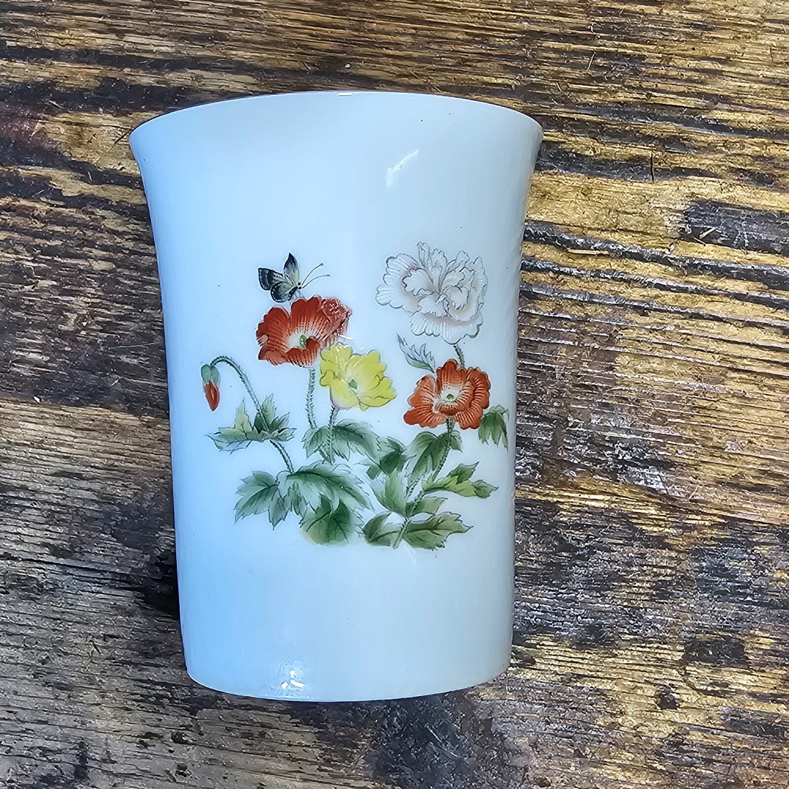 Takahashi San Francisco Ceramic Toothbrush Holder & Cup Tumbler Set 3.75"H