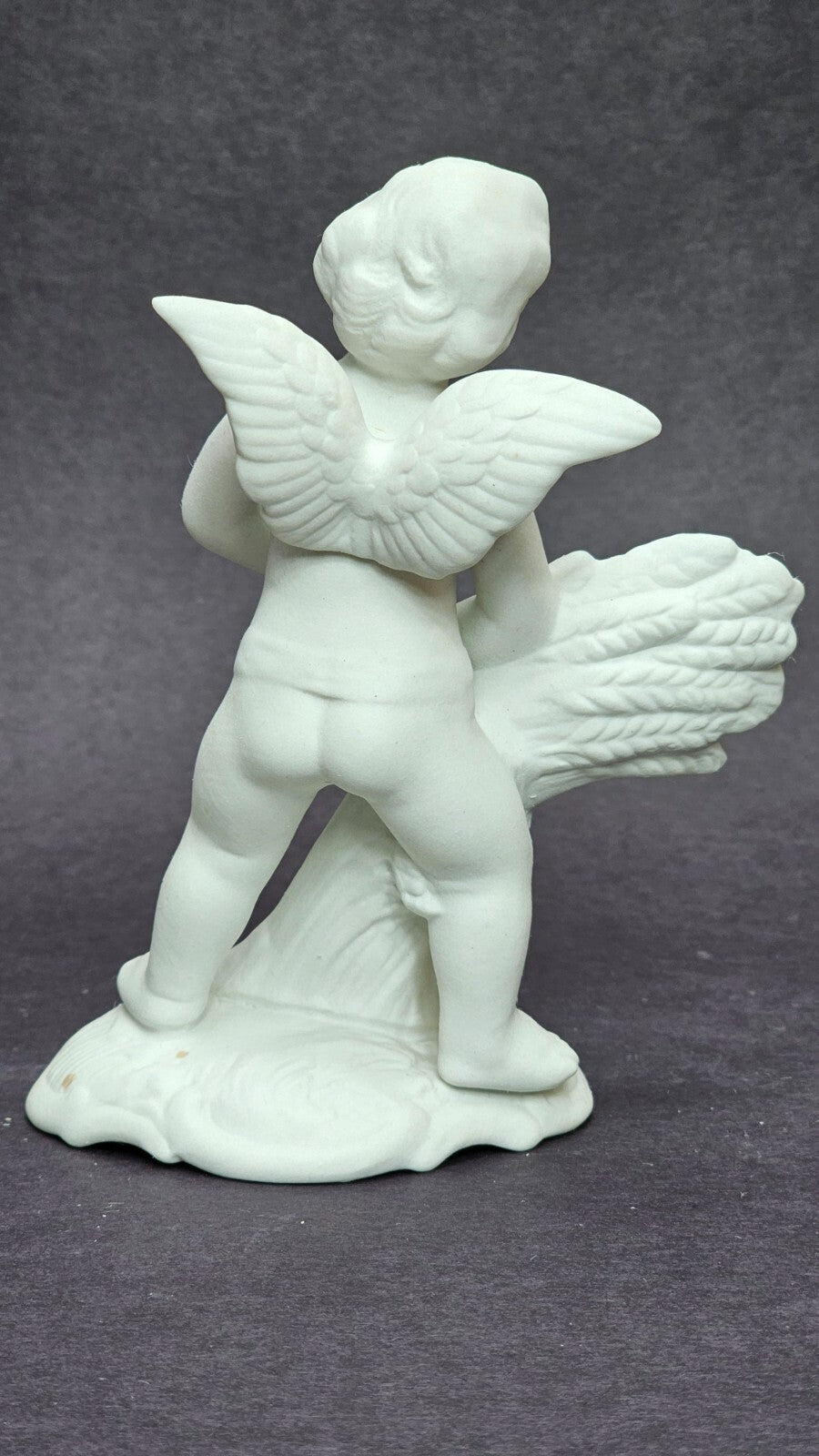 Vintage Dresden Original Germany Bisque Cherub Figurines Four Seasons (Stains)