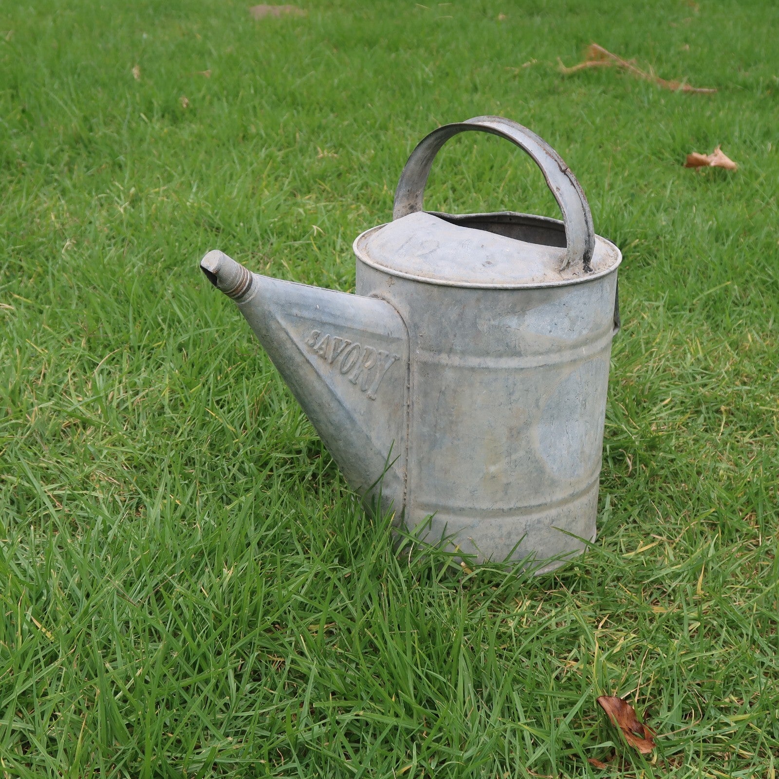 Vintage Savory Co. Galvanized Watering Can 2 Gal