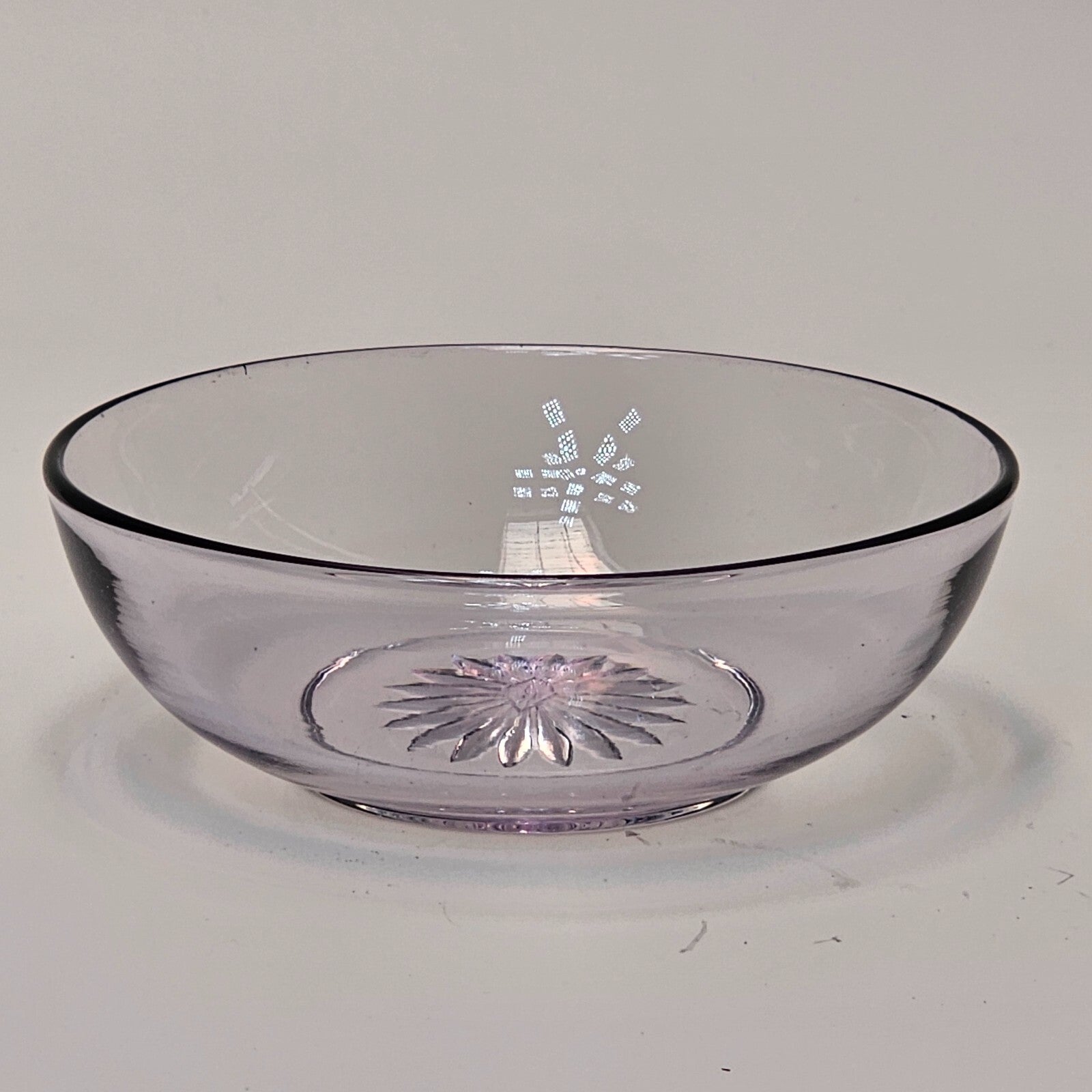 Heisey  4" Nappy Revere Clear Bon Bon