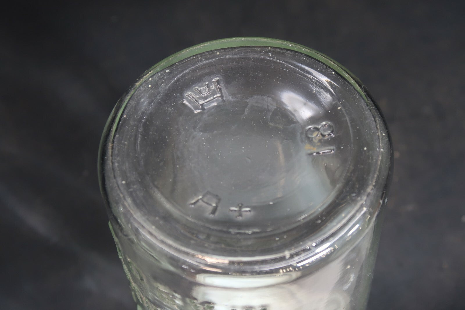 Vintage Atlas Strong Shoulder Mason Canning Jar With Zinc Lid 3.75" x 7"