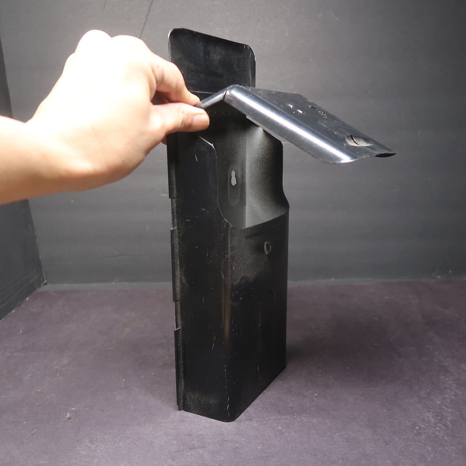 Vintage Wall Mounted Mailbox Double Hinged Flip Top 5.5" W x  10.5" H x 2" D