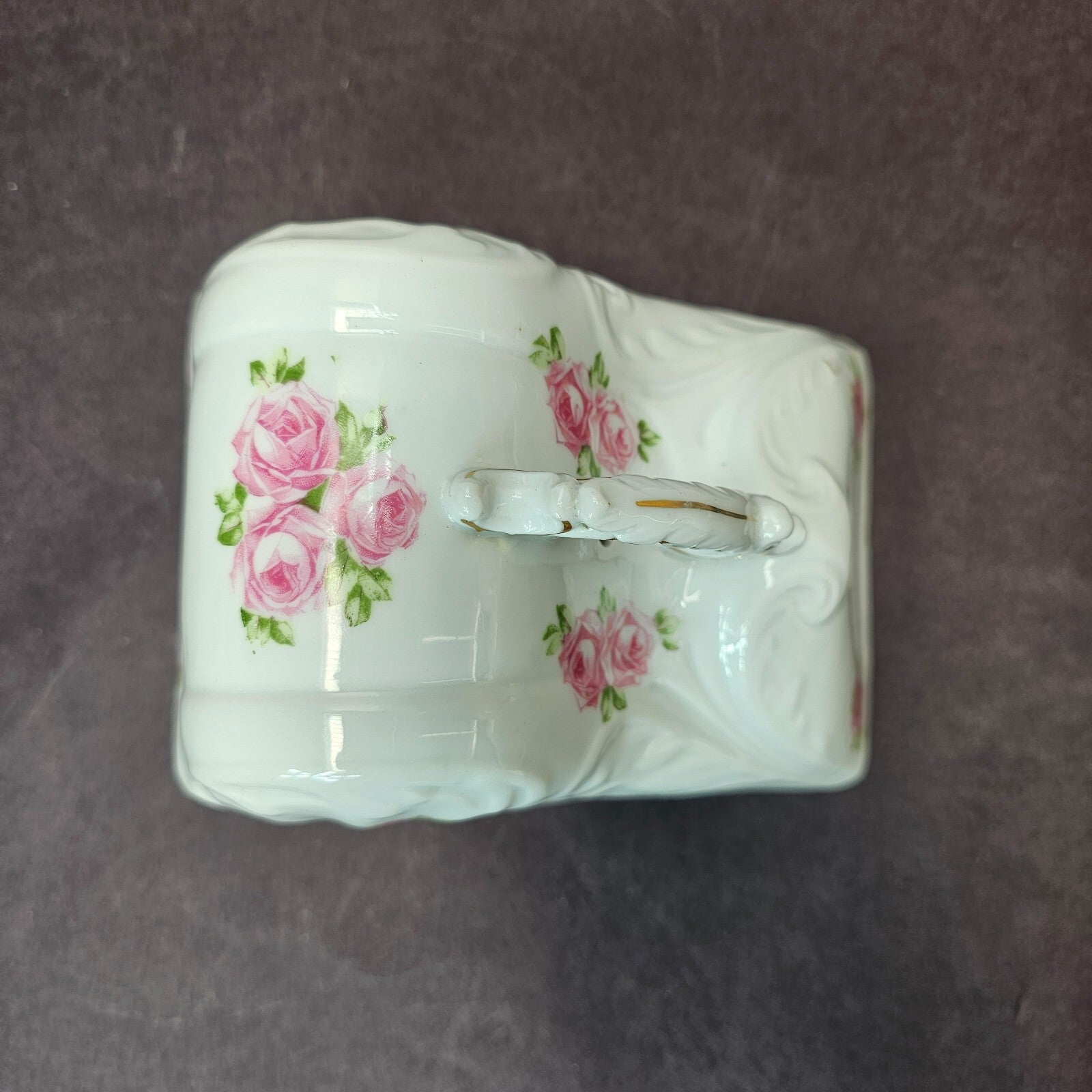 Porcelain Wedge Shaped Cheese Dish Cover (Cover Only)