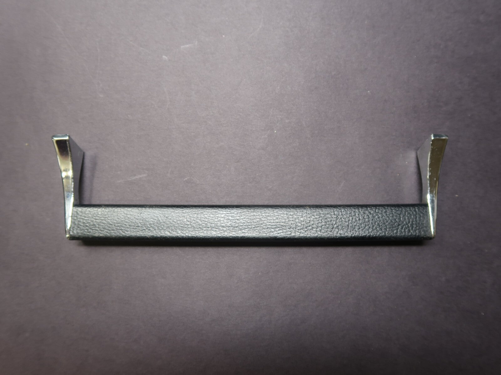 Vintage Cabinet Handle Pull Kitchen Drawer Pull Black & Chrome 8"