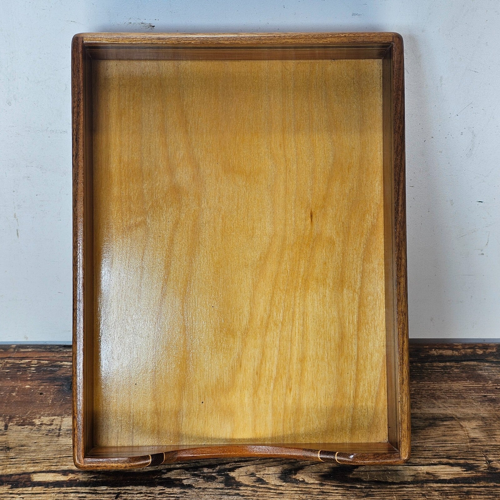 Nordic Style Vintage Wooden Document Tray