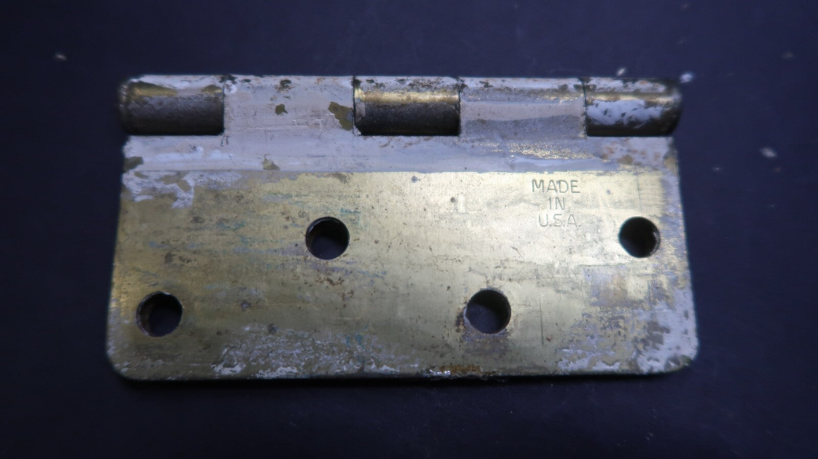 Set of 3 Vintage Door Hinges 4" x 4"
