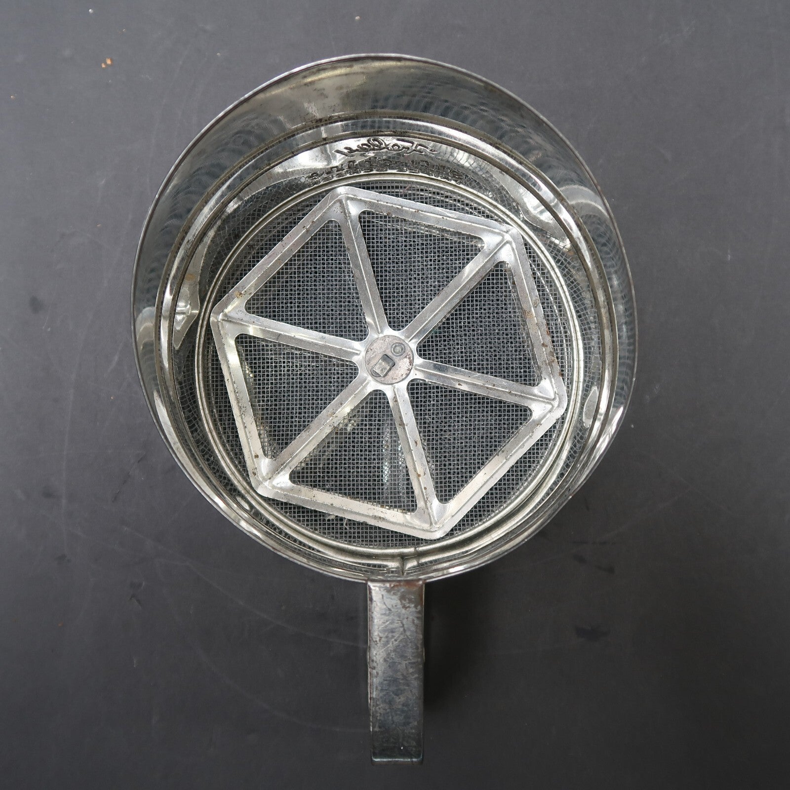 Vintage Foley Sift-Chine Flour Sifter Triple Screen