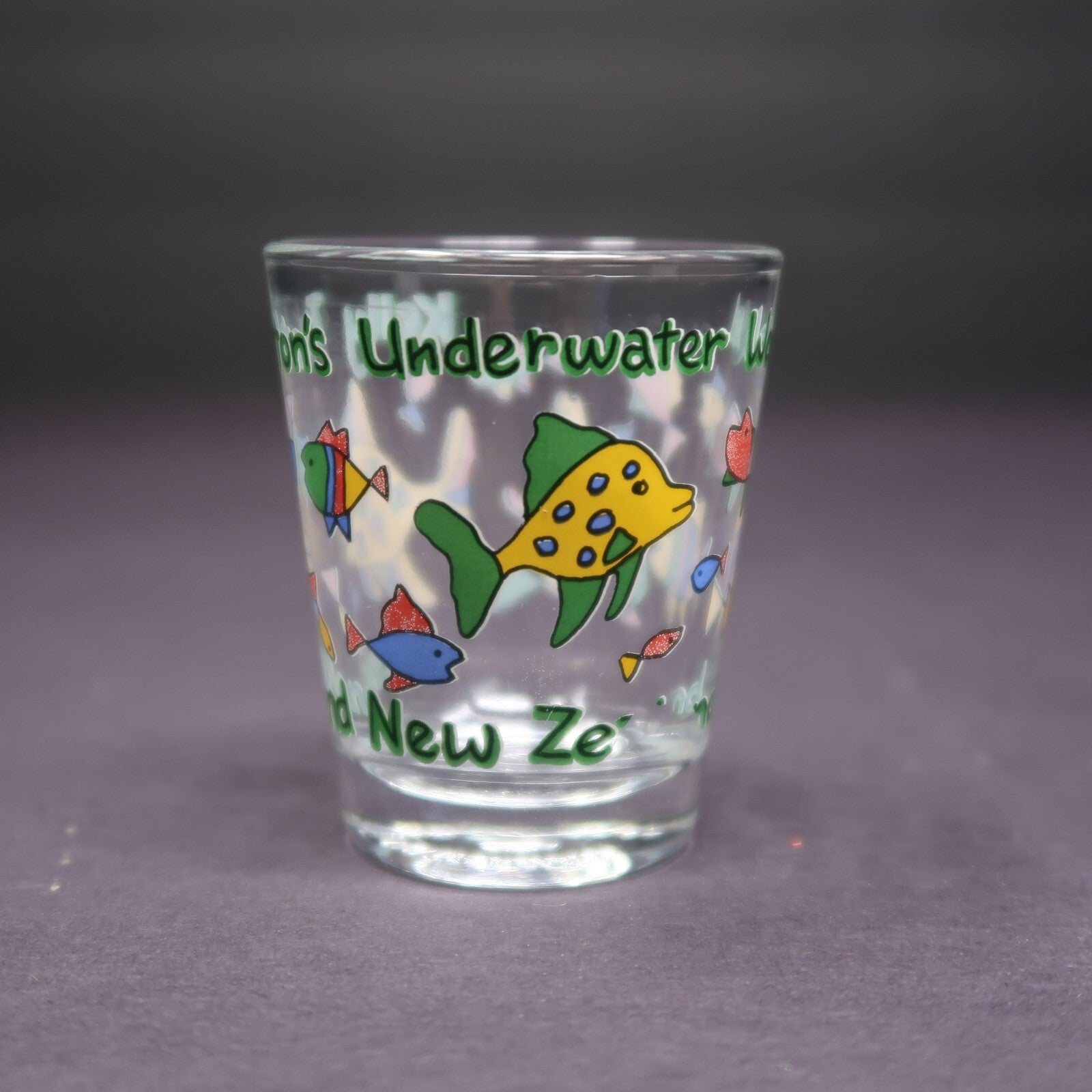 Kelly Tarlton's Aquarium New Zealand Souvenir Shot Glass H 2.3"