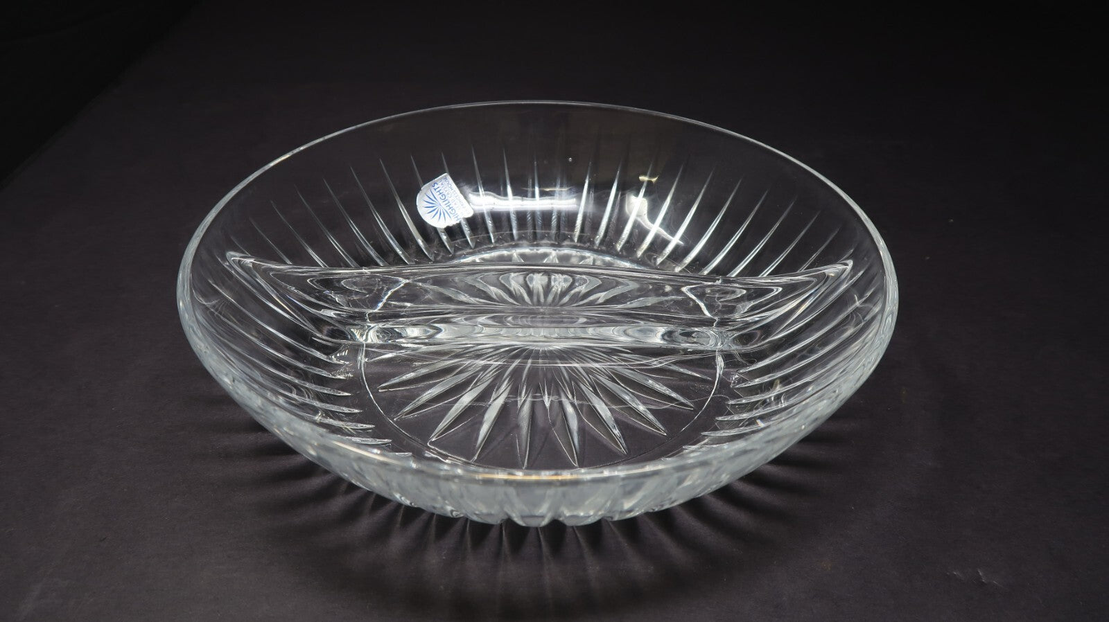 Princess House Highlights Lead Crystal # 870 Divided Serving Dish 8"