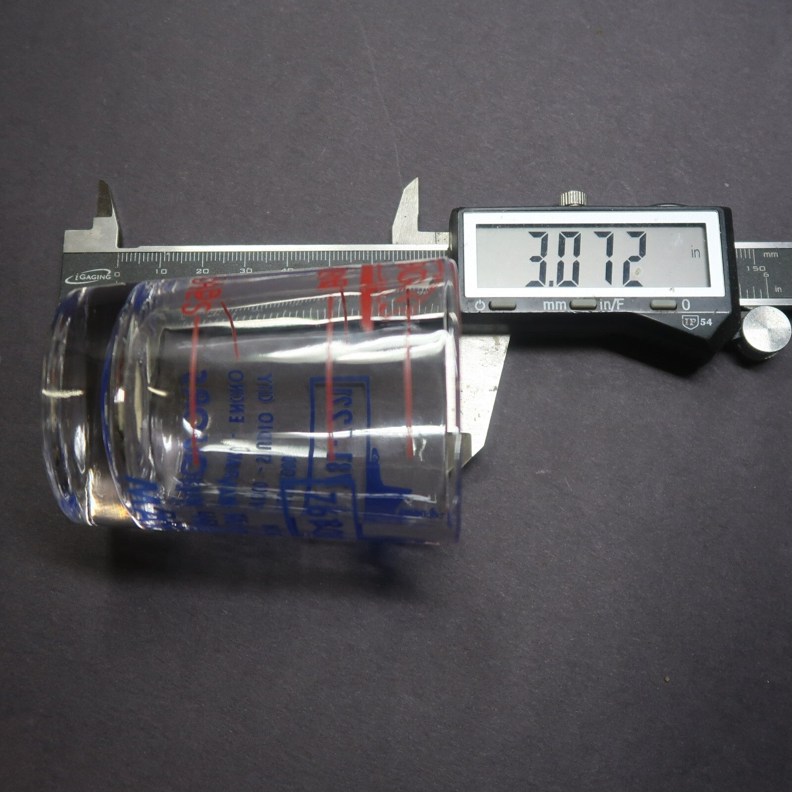 Markee Liquors North Hollywood, CA  Federal Glass Shot Glass H 3"