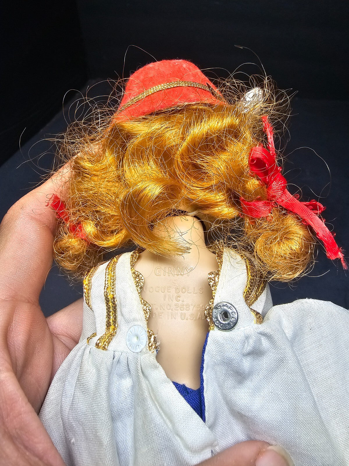 Vintage Vogue 8" Ginny Majorette Bent Knee Leg Walker Doll 1950’s