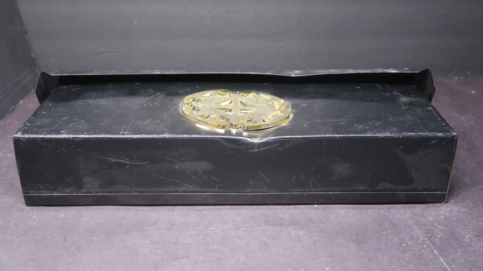 Vintage Wall Mounted Mailbox Flip Top Mail Slot 16.5" W x 3.5" D x 6.25" H