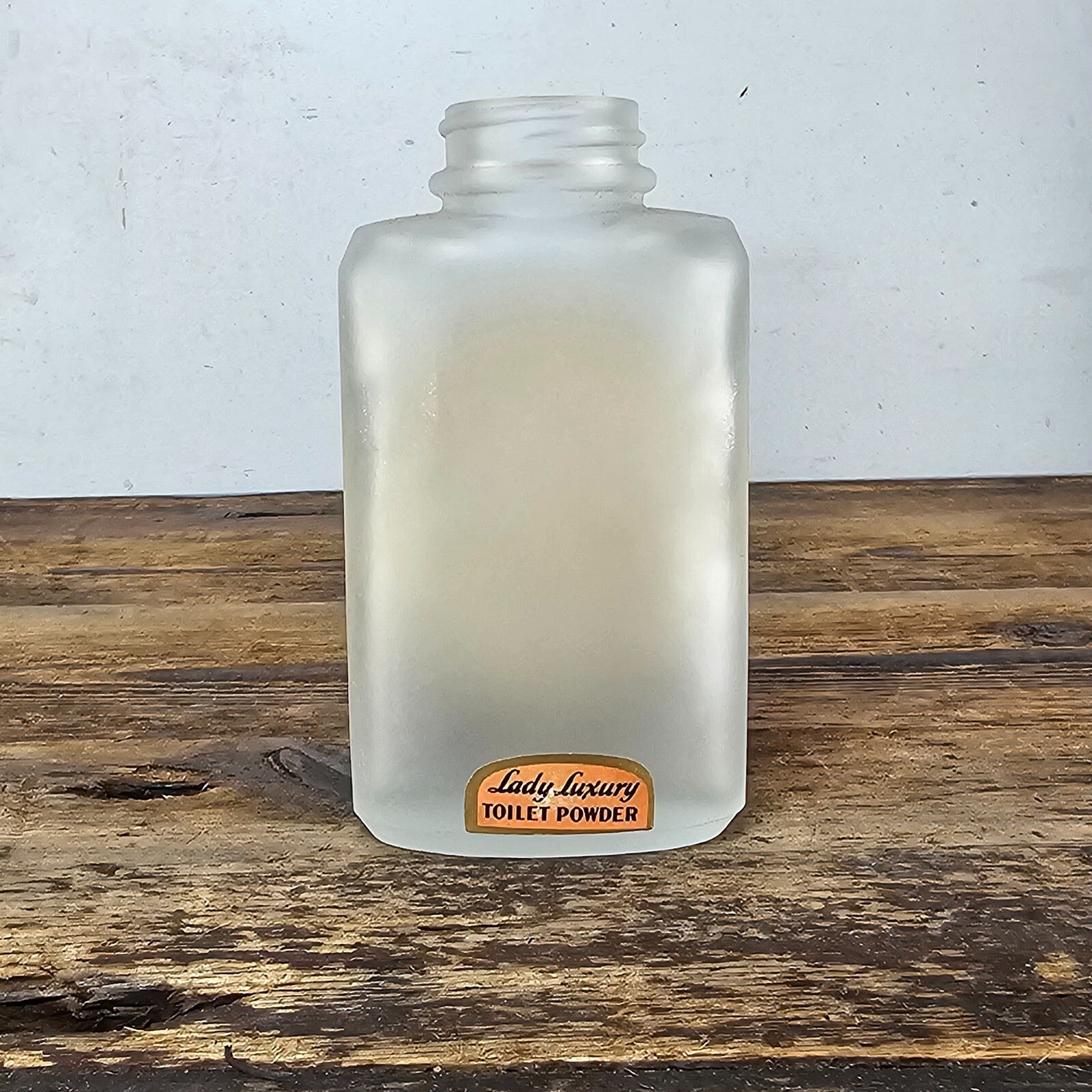 Rare Antique Lady Luxury Complexion/Toilet Powder Bottle