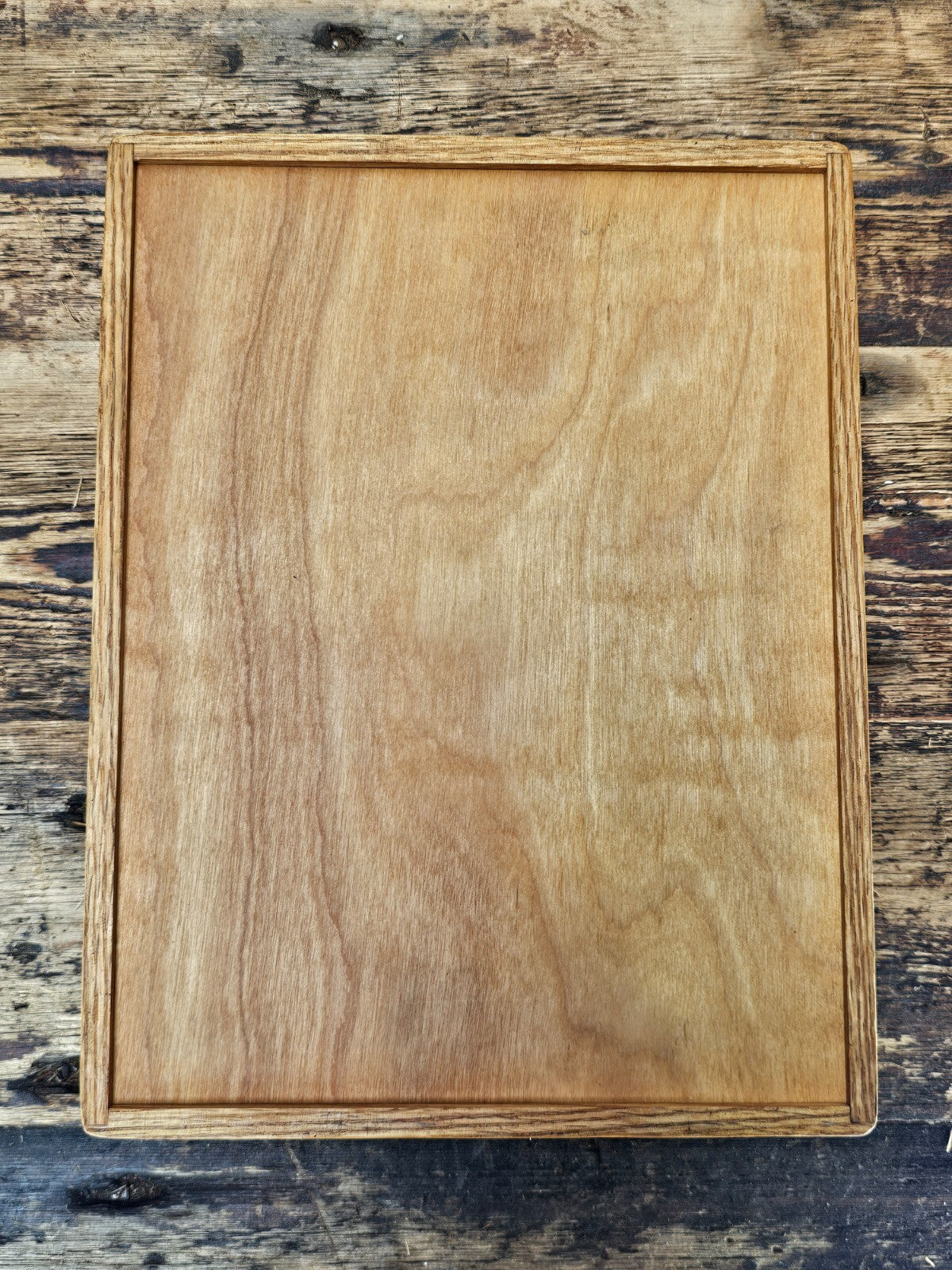 Nordic Style Vintage Wooden Document Tray