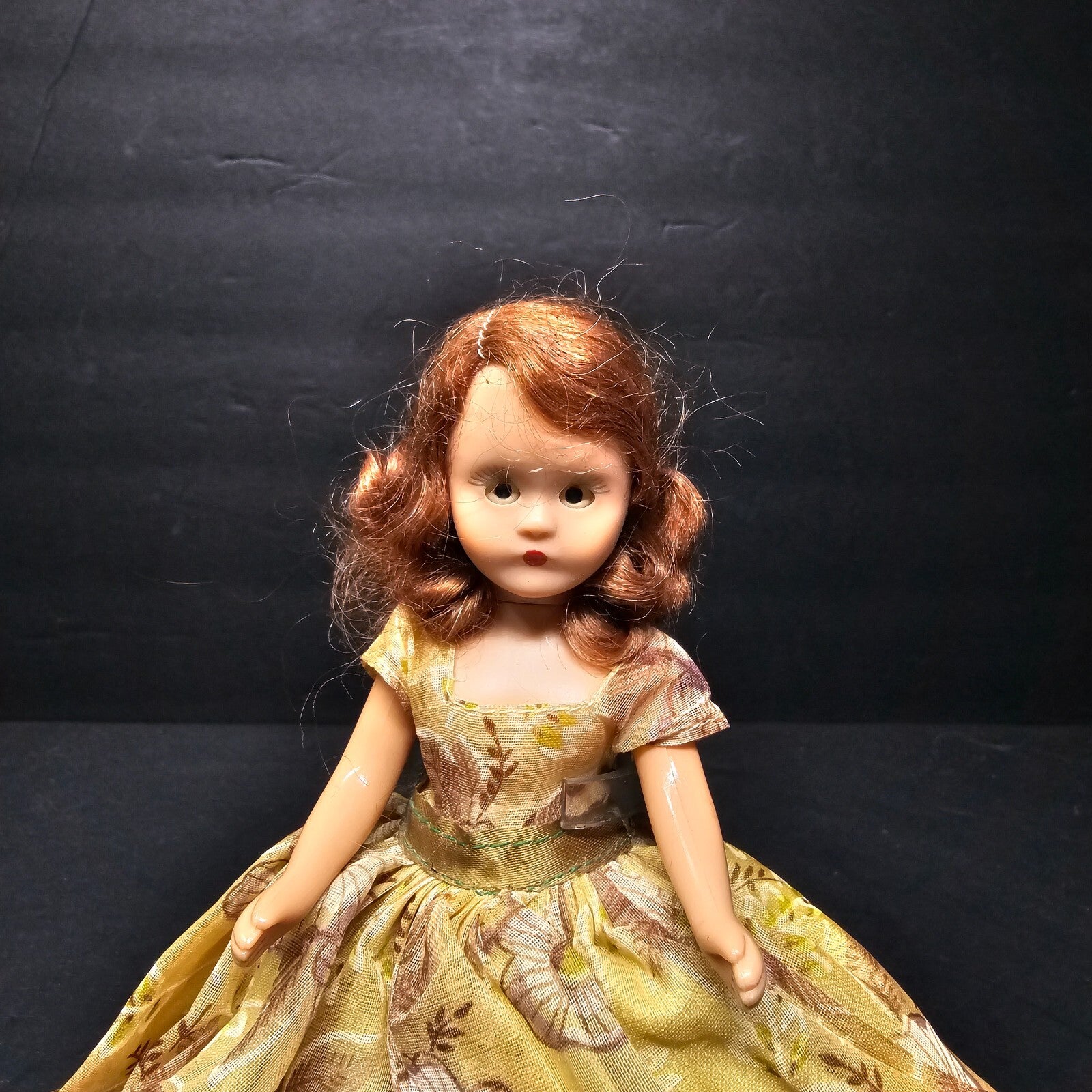 Vintage Nancy Ann Storybook Doll 6" Hard Plastic Sleep Eyes