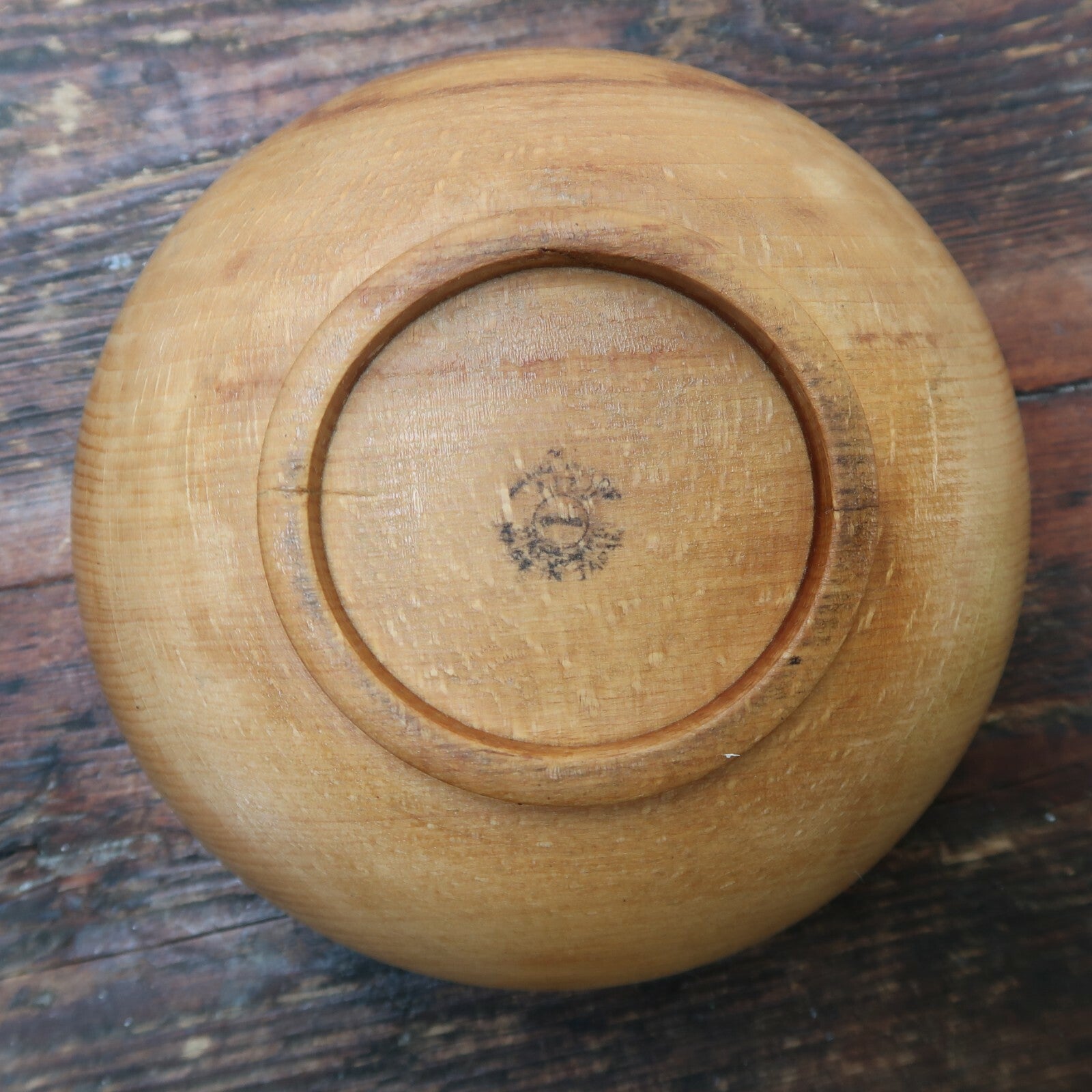 Vintage Wooden Bowls Made By Matsumoto Aizuwakamatsu City in Japan