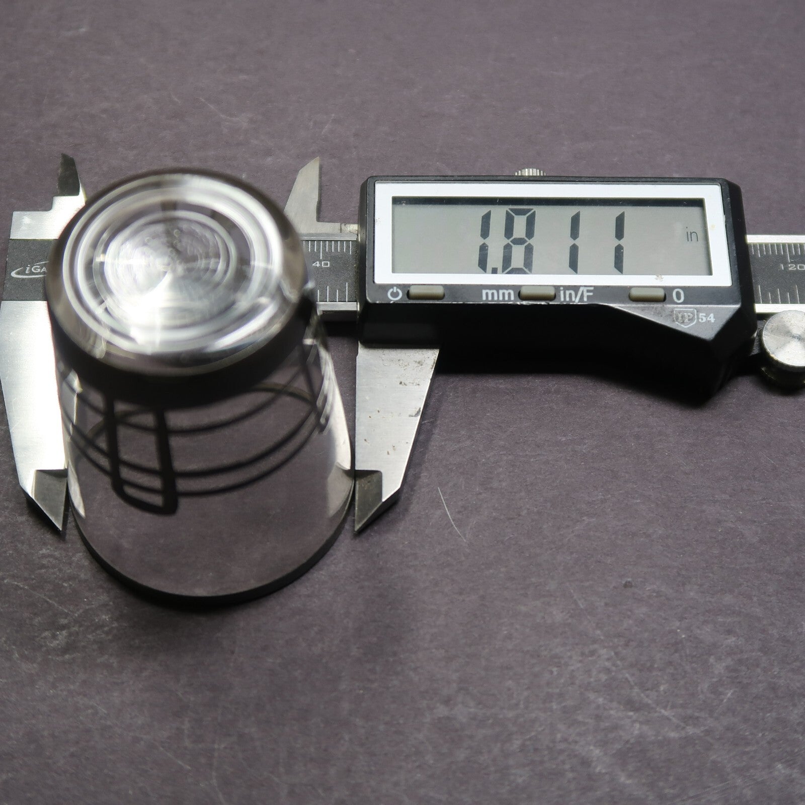 SIlver Rimmed Shot Glass H 2.3"