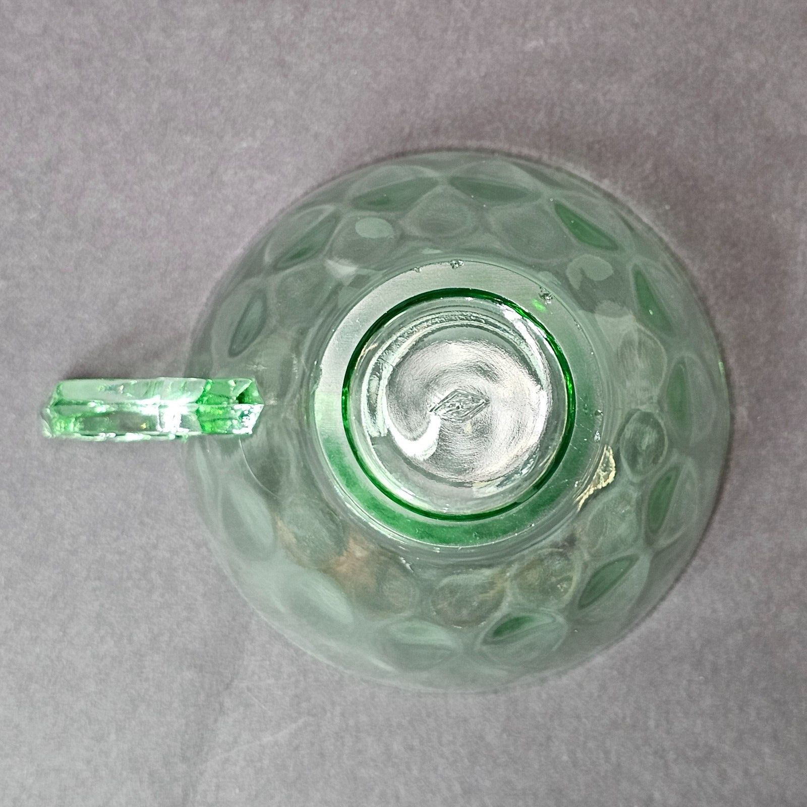 Heisey Yeoman Green Cup & Saucer Set (B)