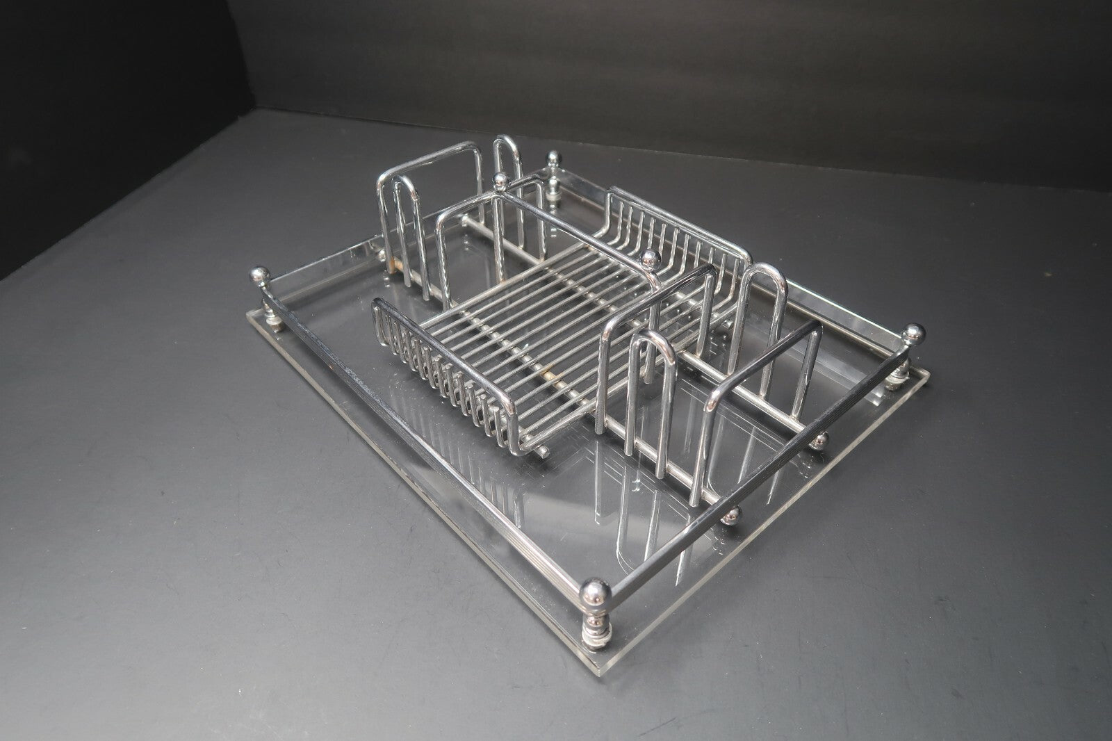 Vintage Silverware Flatware Caddy Flatware Storage 9" x 11" x 3"