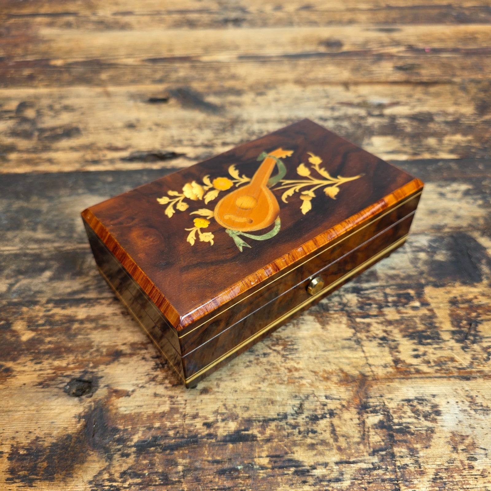 Vintage Reuge Inlaid Music Box – Chopin “Tristesse” / Slide Switch Mechanism
