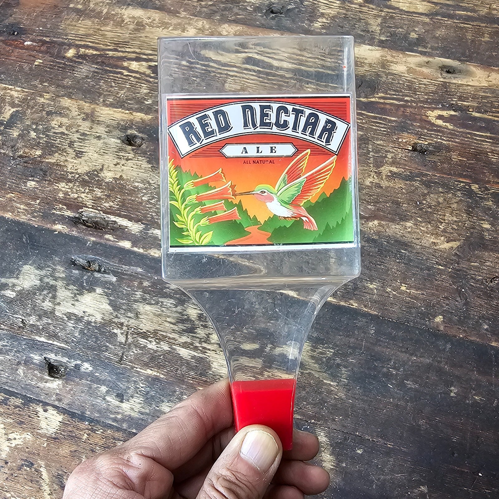 Red Nectar - Nectar Ale Beer Tap Handle
