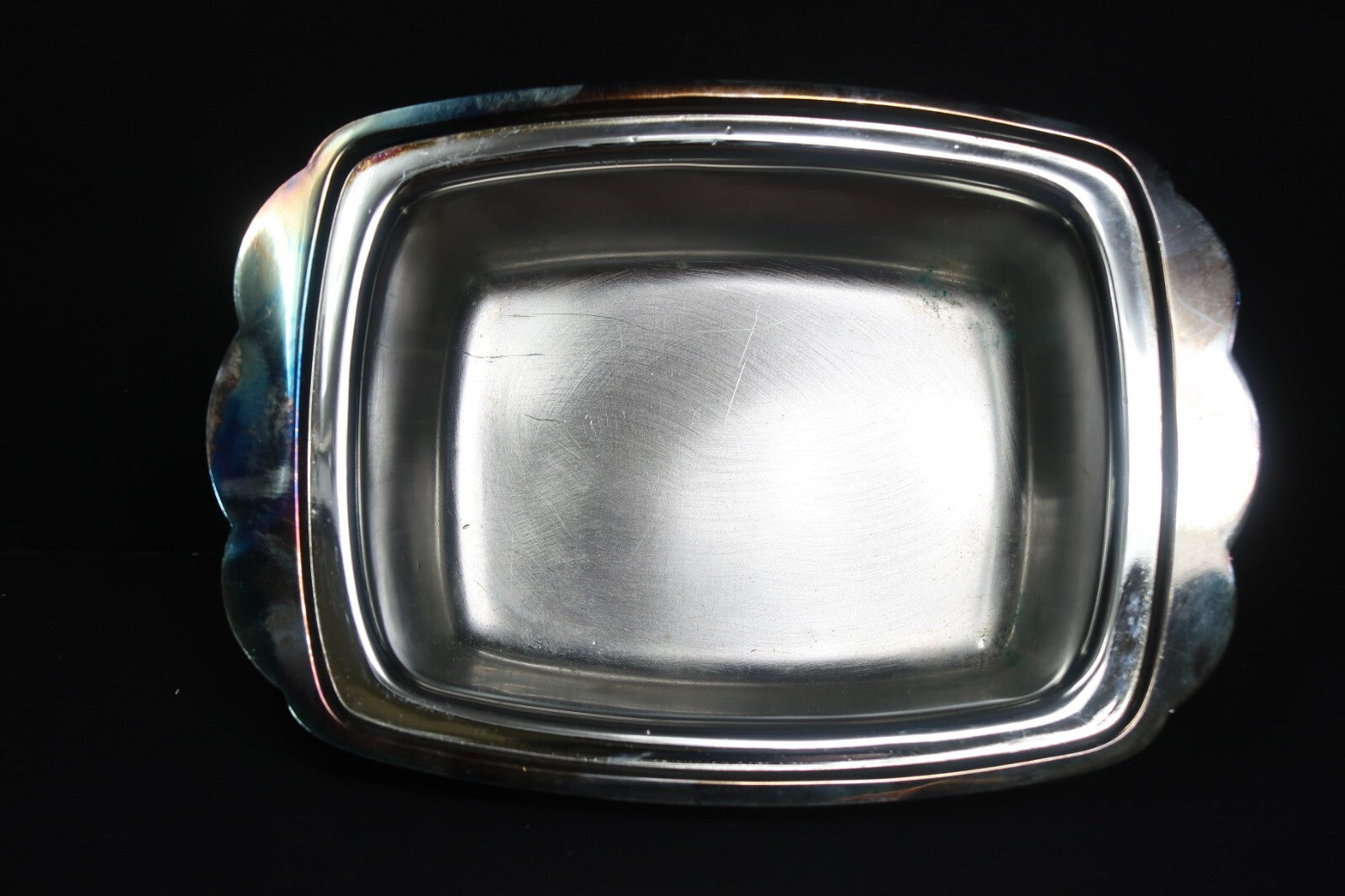 Wm Rogers Silverplate Soft Margarine Dish Candy & Relish Server