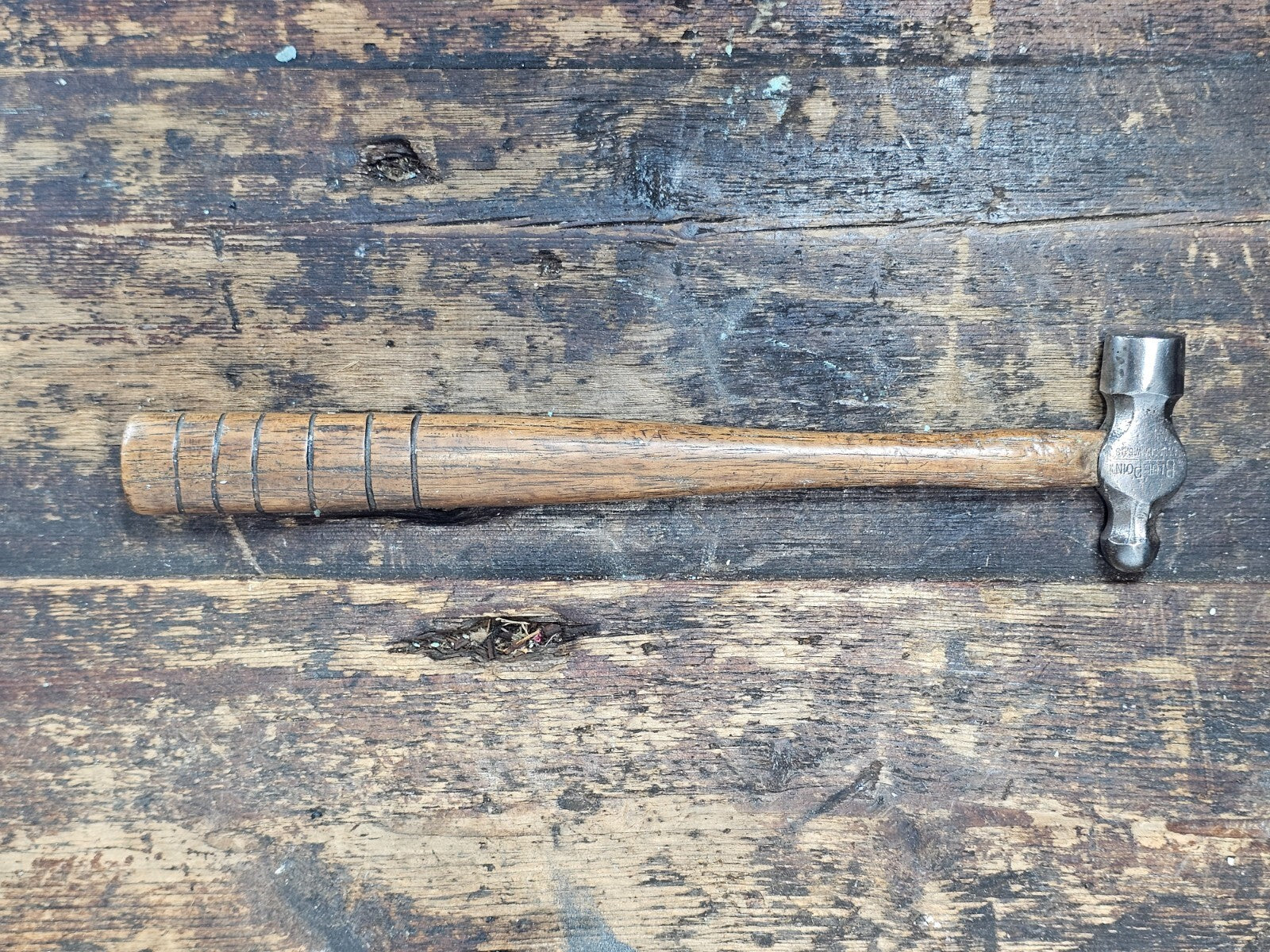Vintage Blue Point 4oz Ball Peen Hammer 11"L