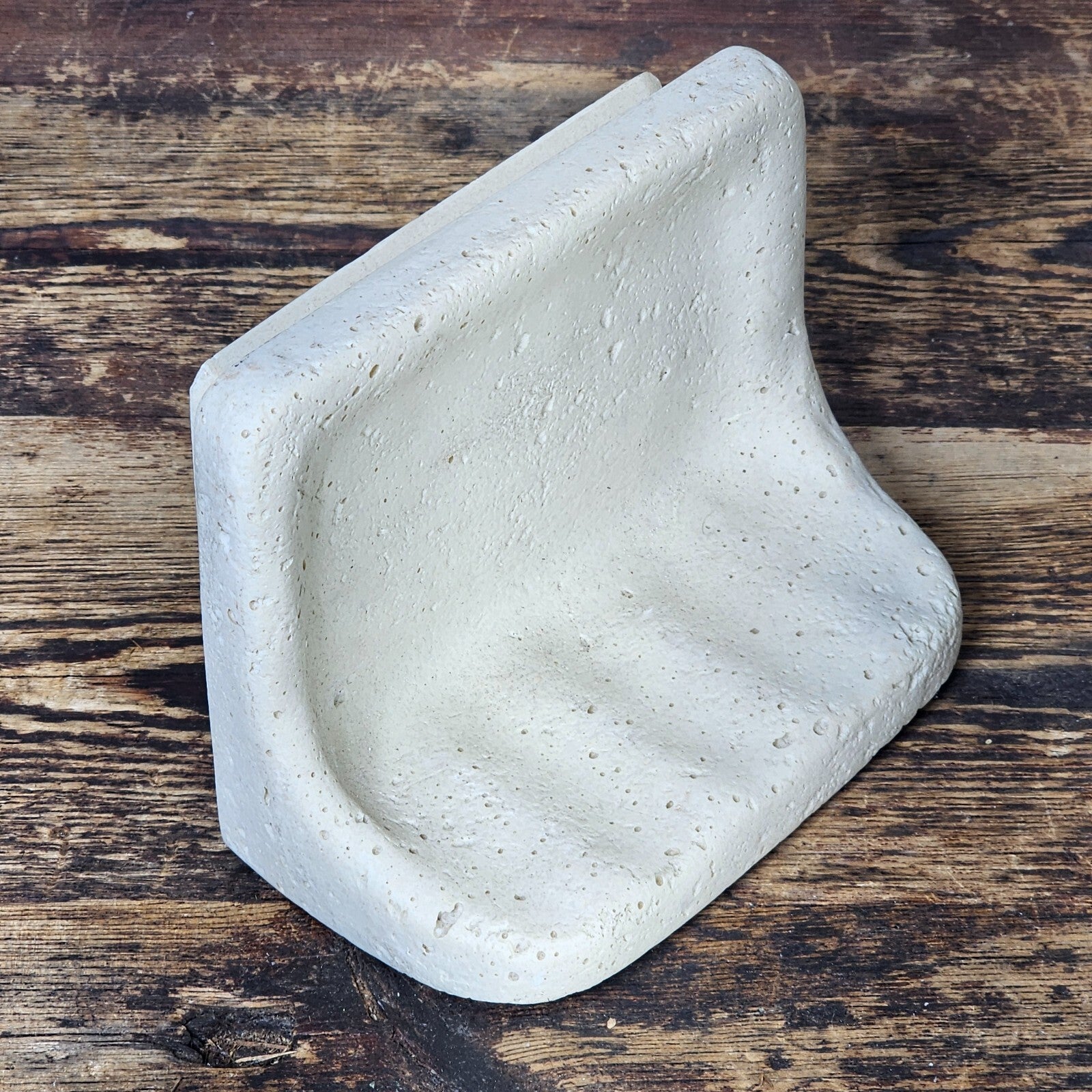 Cast Stone Soap Dish Holder For Shower Bathroom