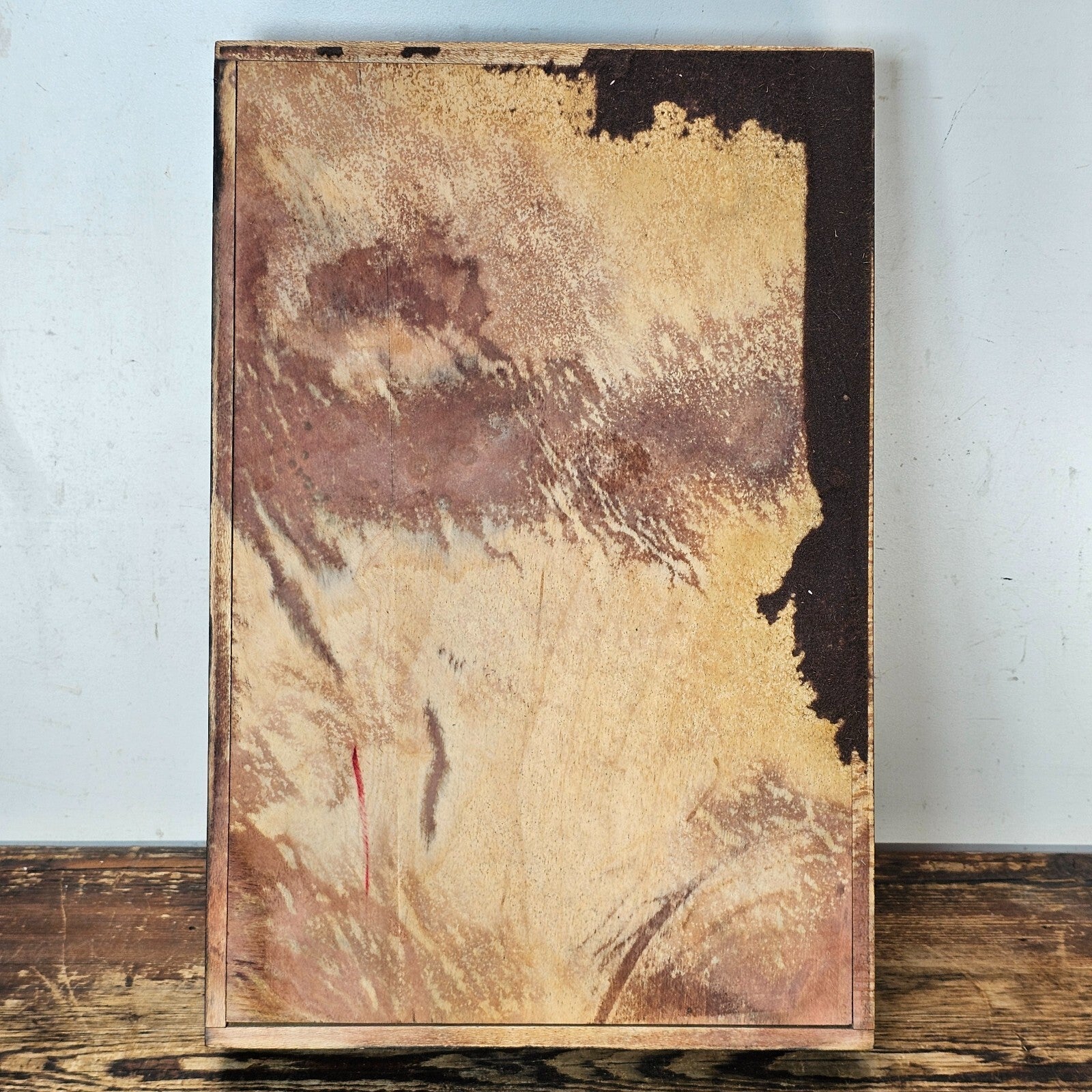Vintage Rosewood Paper Tray
