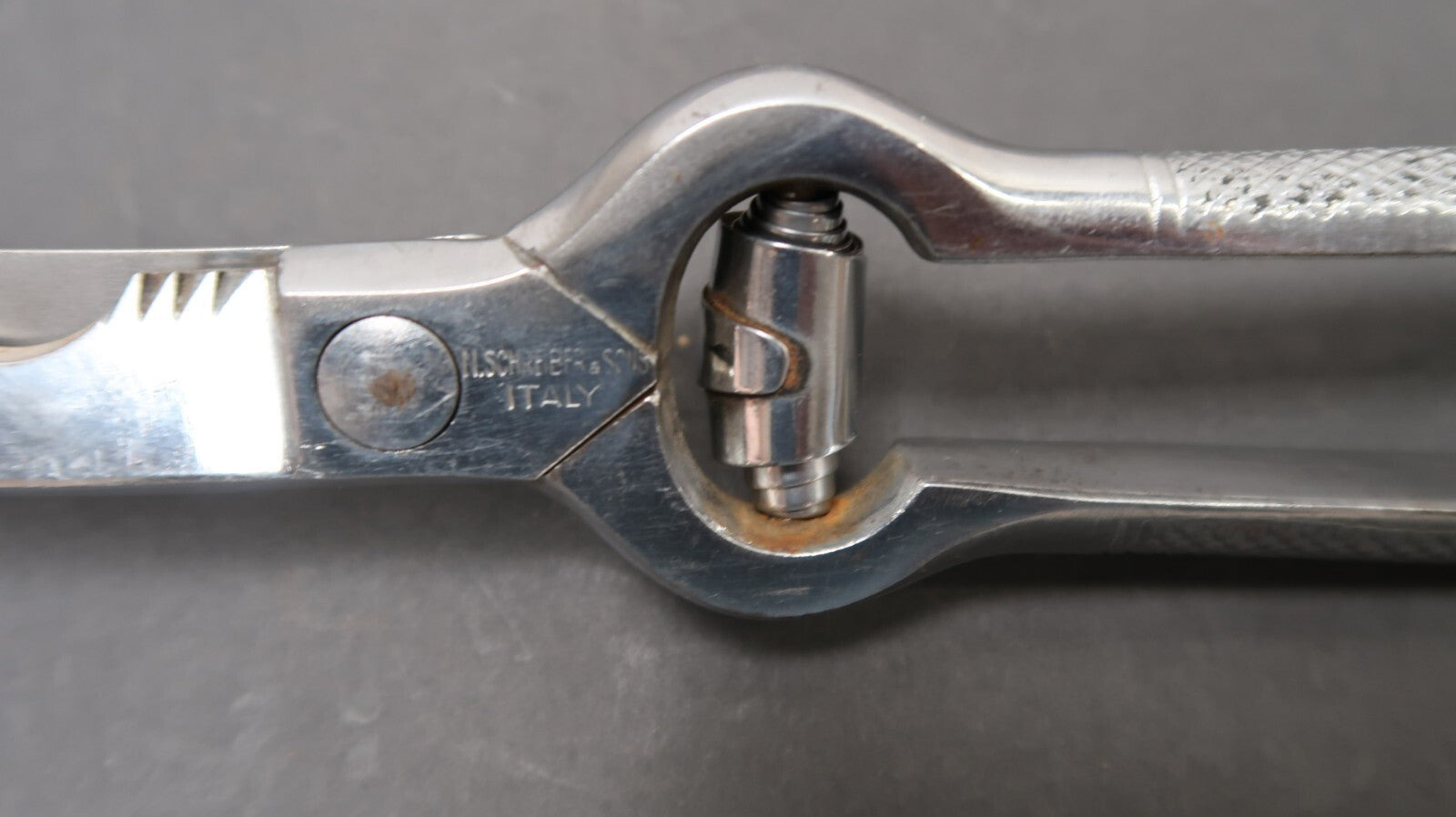 N Schreiber & Sons Chrome Plated Poultry Kitchen Shears Scissors Made In Italy