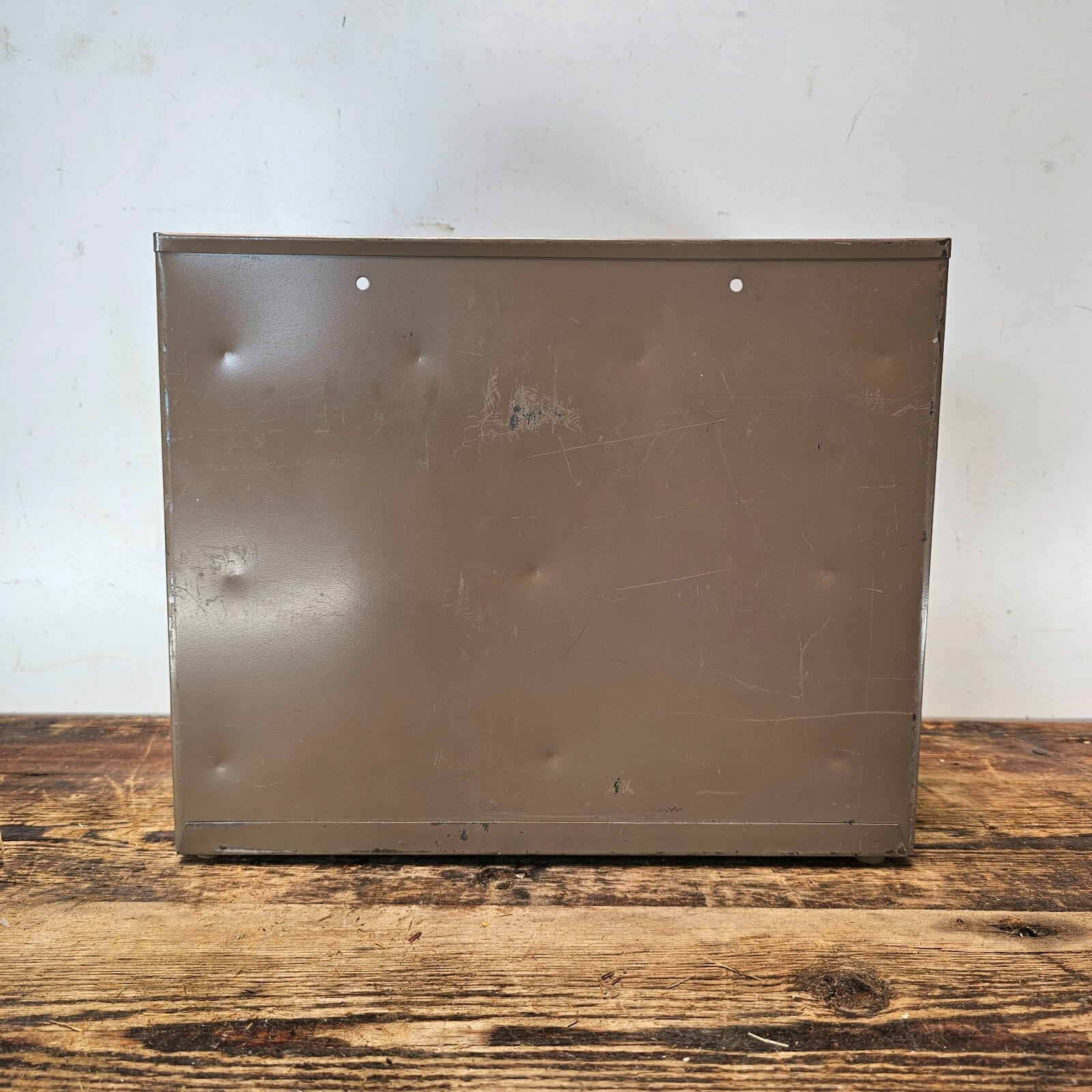 Vintage 4-Tier Wall-Mounted / Desktop Steel File Organizer