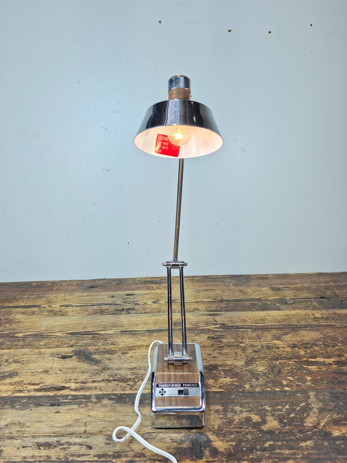 Vintage High Intensity Desk Lamp Model 4202 Transformer Powered NOS Taiwan