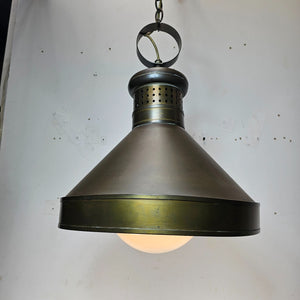 Vintage Brass Rustic Industrial Hanging  Pendant Light Lamp Farmhouse Barn