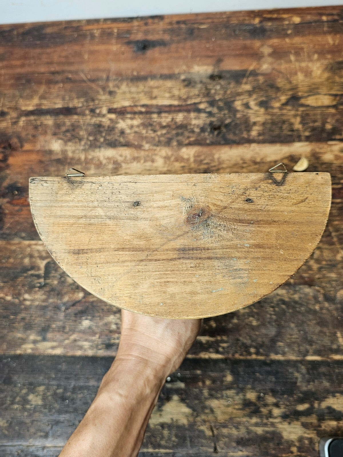 Vintage Hand Carved Italian Florentine Wood Shelf Bracket 9 5/8"H