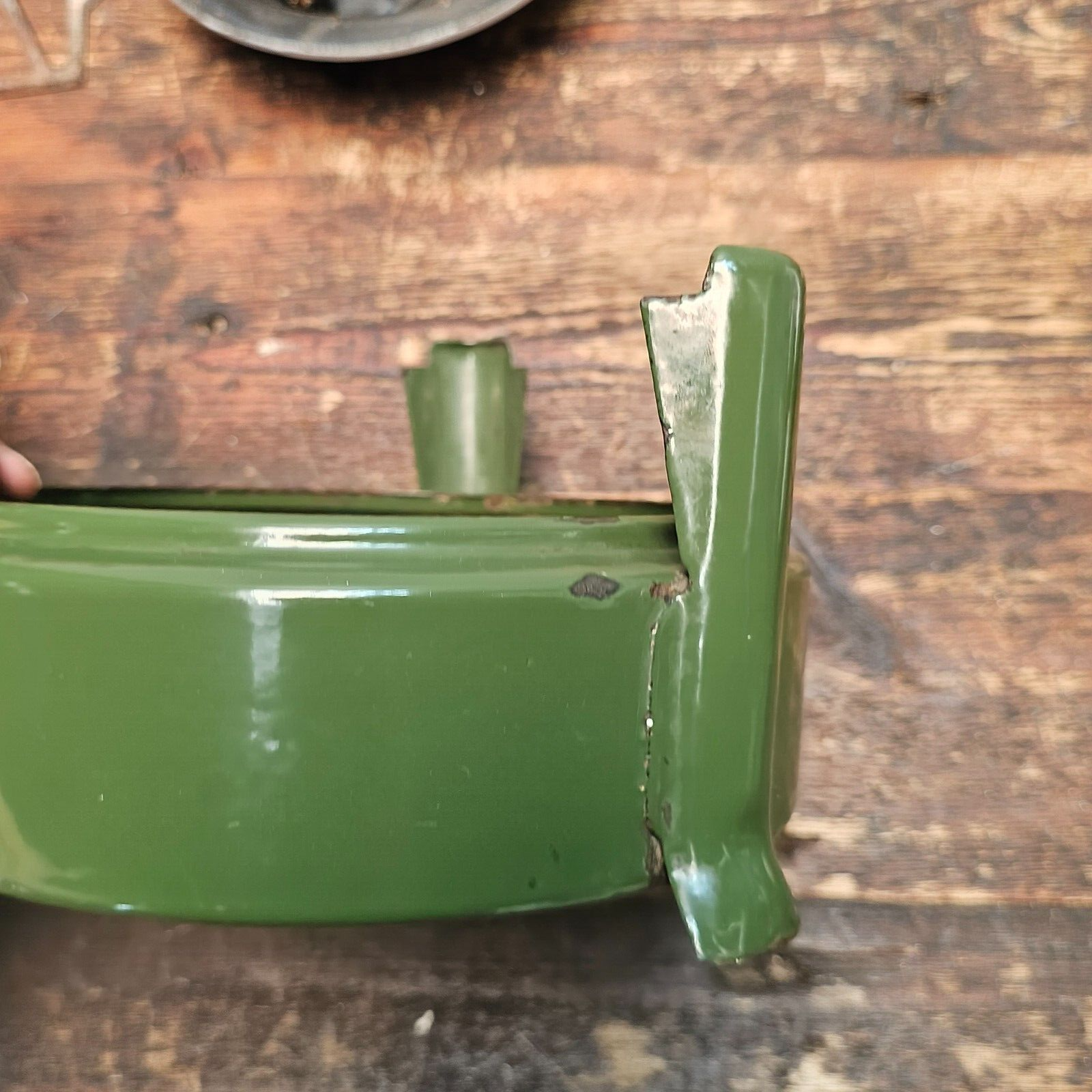 BECCON Enamelware Stove Kerosene 3-Wick Camping Cooker Green