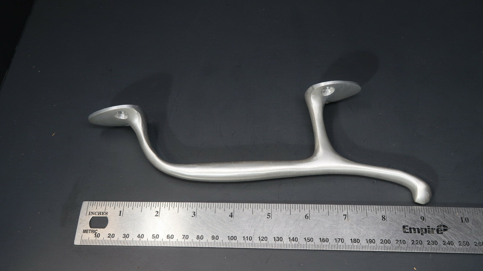 Vintage Aluminum Door Pull Lever MCM With Box