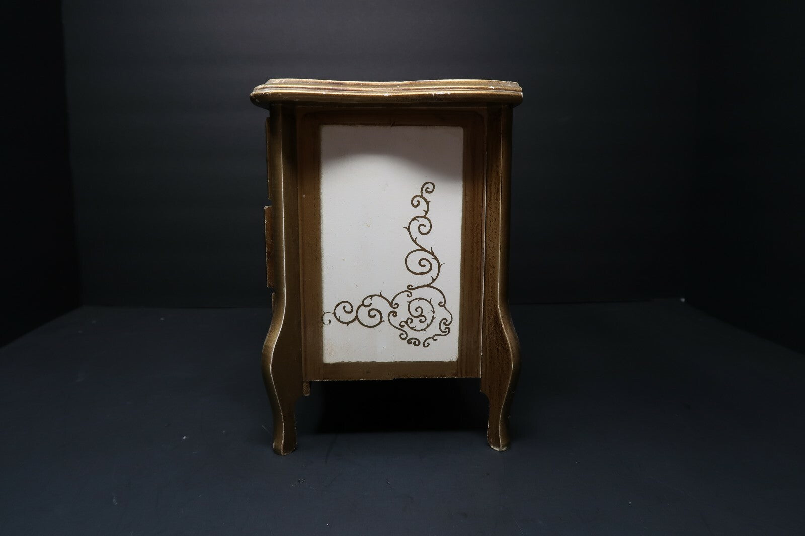 Vintage Jewelry Box Dollhouse furniture 3 Drawer Chest Japan H8" x  L10" x  D6"