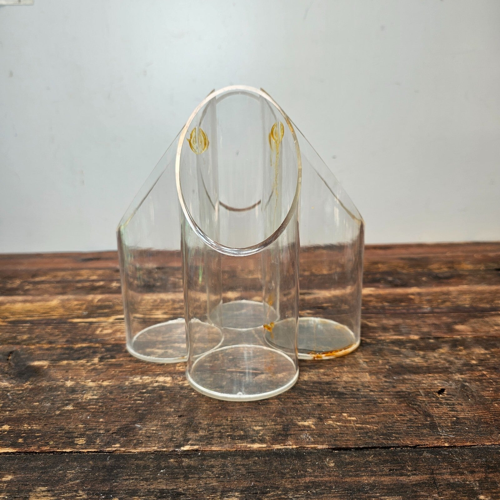 Vintage Lillian Vernon Acrylic Flower Vase