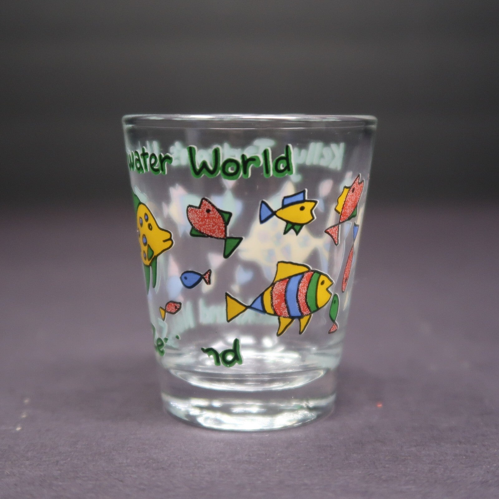 Kelly Tarlton's Aquarium New Zealand Souvenir Shot Glass H 2.3"