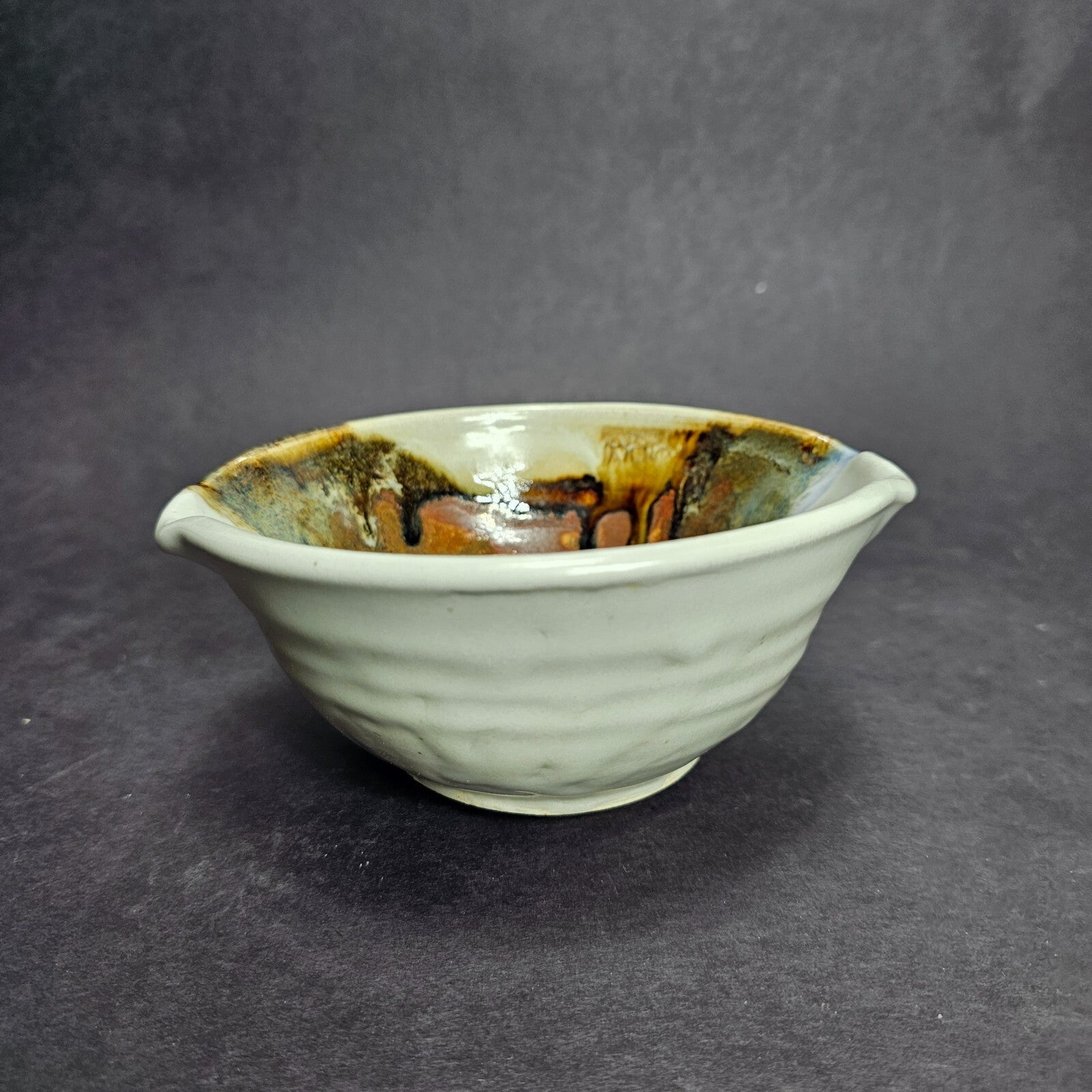 Signed Studio Pottery Bowl - Hand Signed - Mixing Bowl