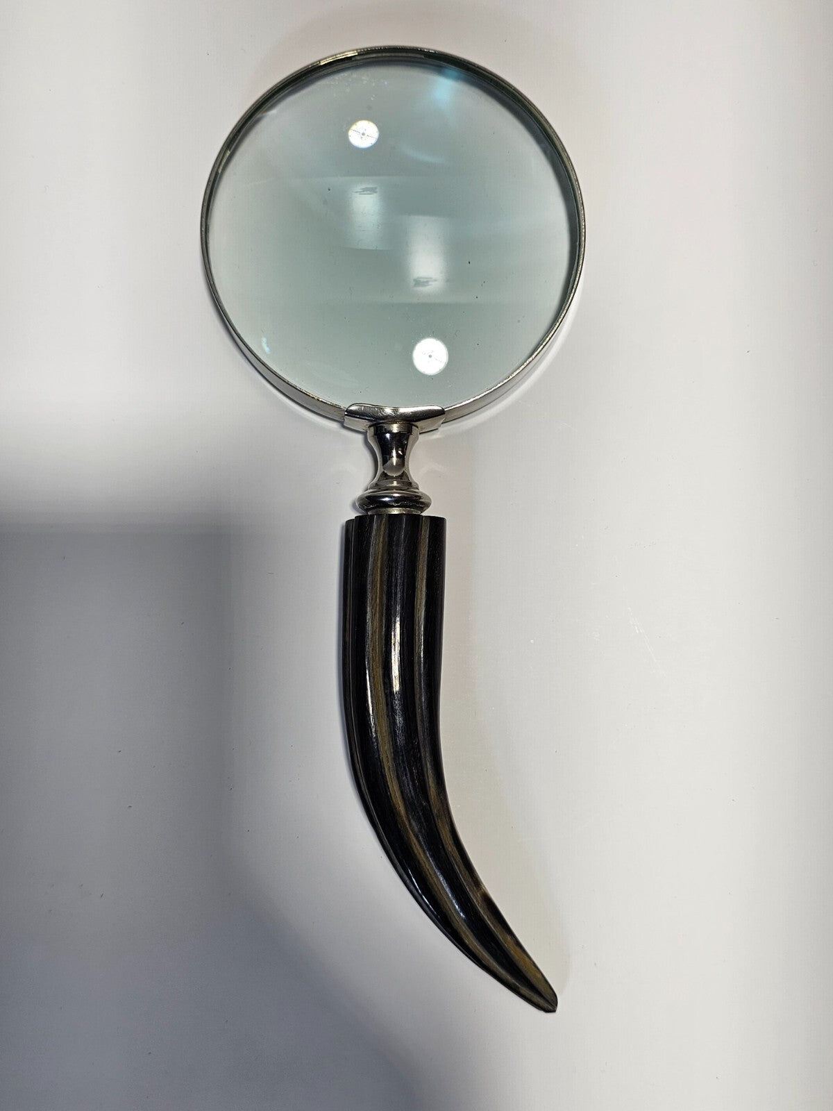 Faux Horn Handle Magnifying Glass & Letter Opener