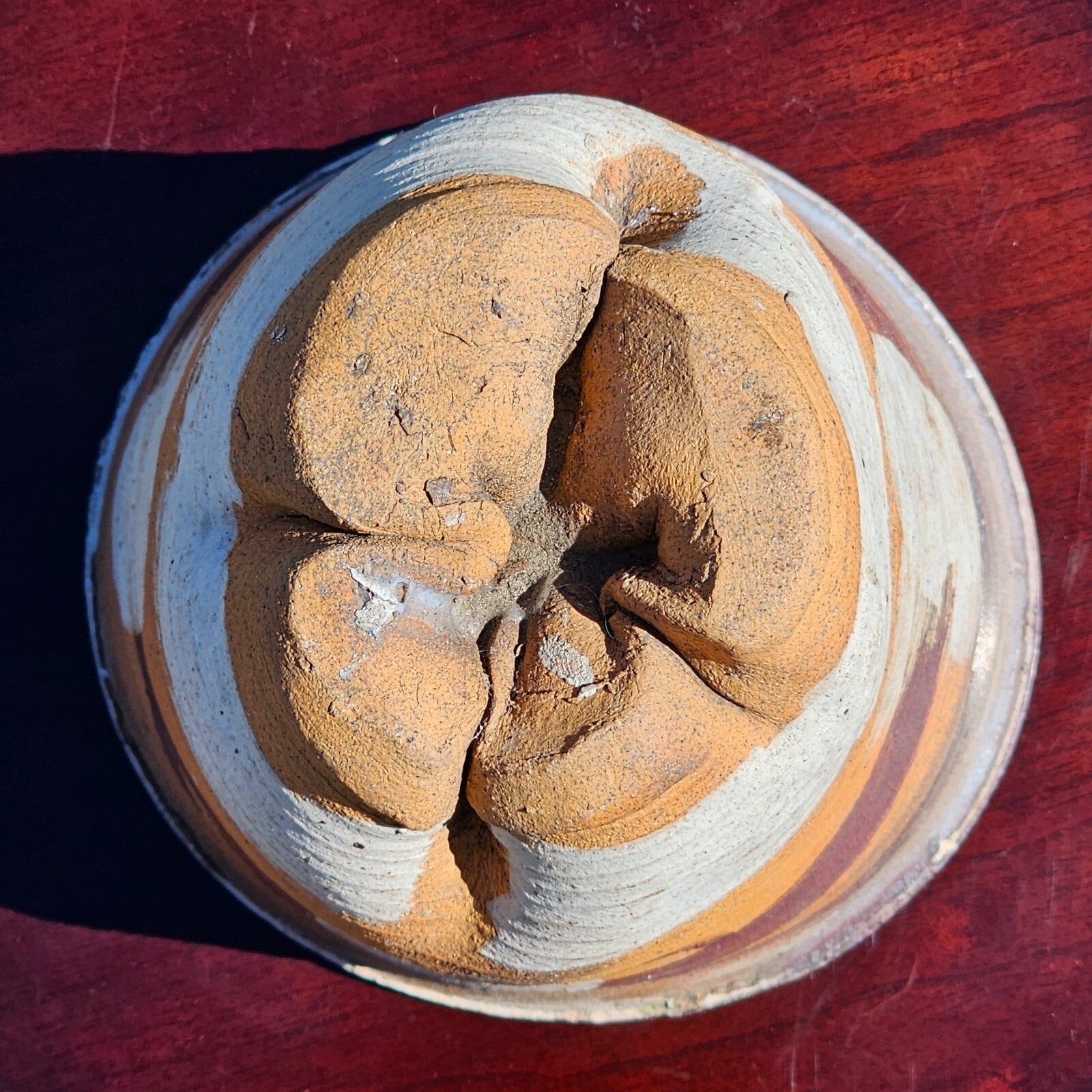 Small Handmade Pottery Planter 5" Dia x 4.5" H