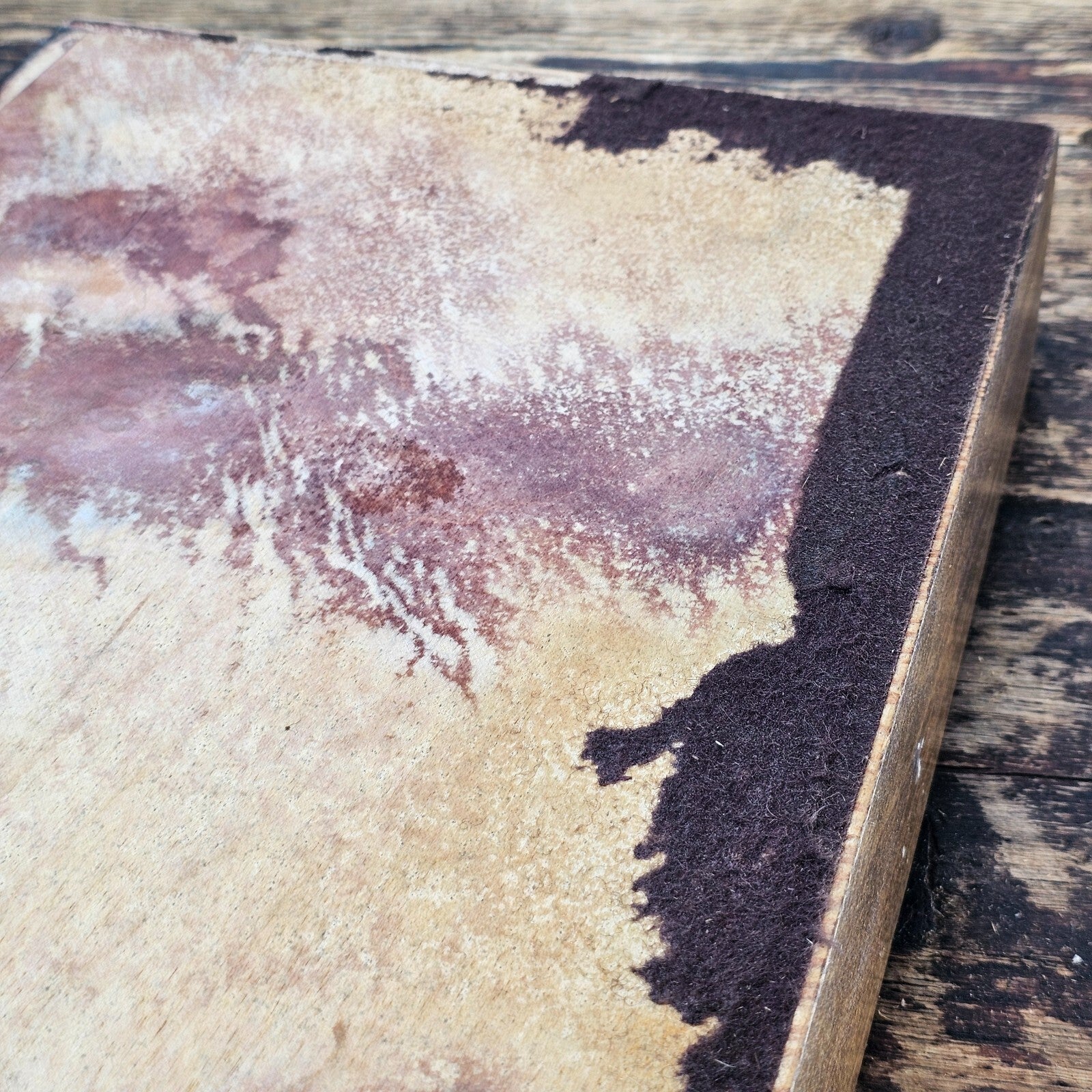 Vintage Rosewood Paper Tray