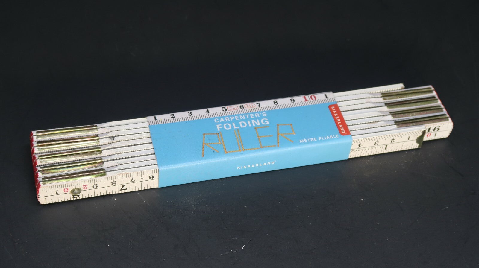 2 Meter / 78 Inch White Wooden Fold Out Ruler 10 Fold