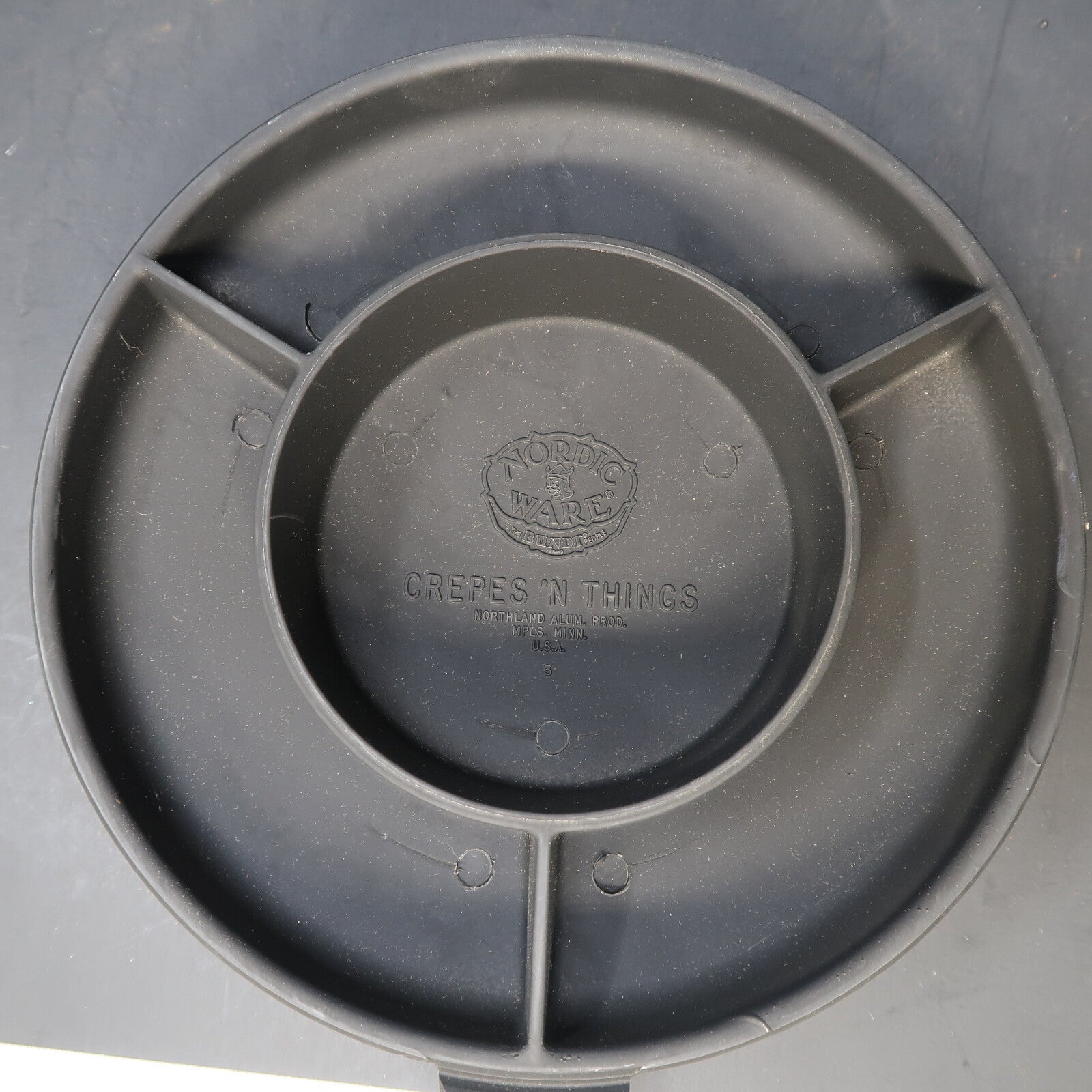 Nordic Ware Bundt Crepes N Things Cast Aluminum Pan USA Made Vintage