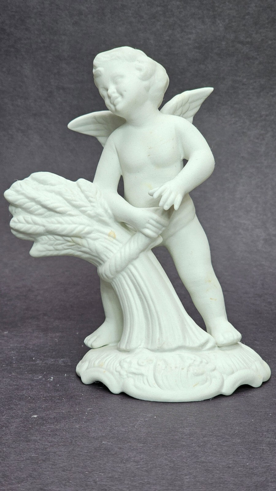 Vintage Dresden Original Germany Bisque Cherub Figurines Four Seasons (Stains)