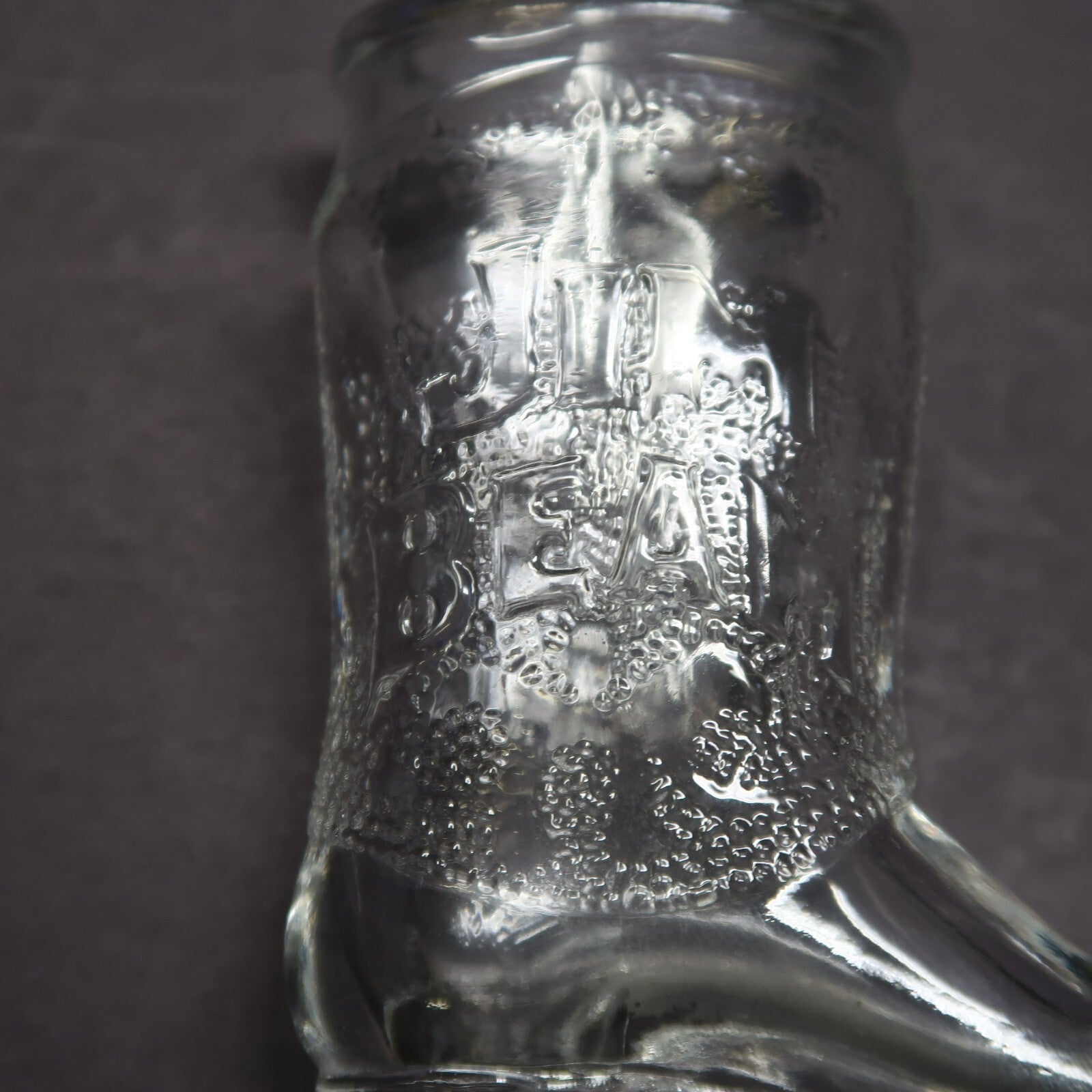 Jim Beam Cowboy Boots Shot Glass Barware H 3"