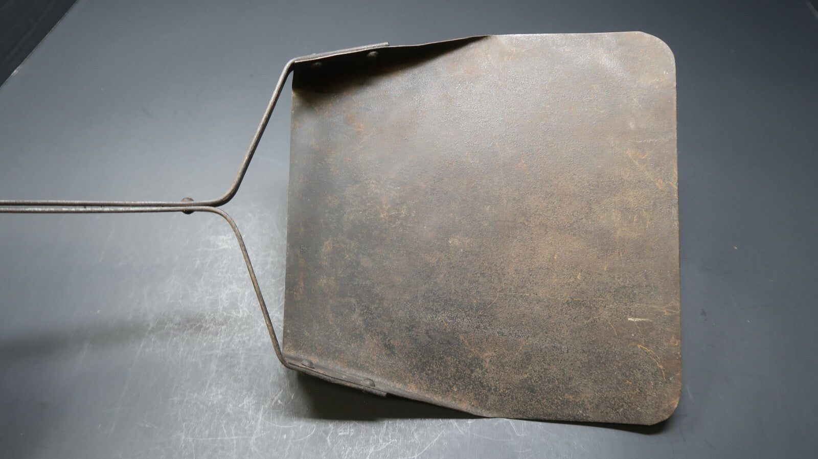 Antique Blacksmith Forged Fireplace Ash Shovel