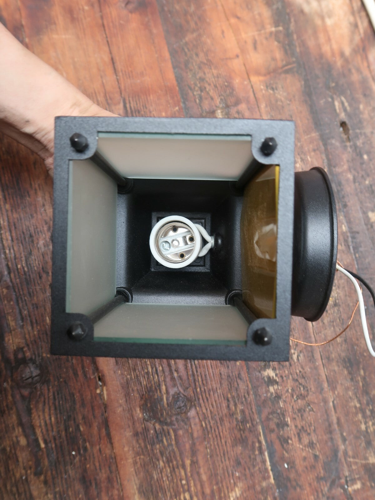 Small Exterior Wall Light Fixture Outdoor Lighting Garden Porch Patio